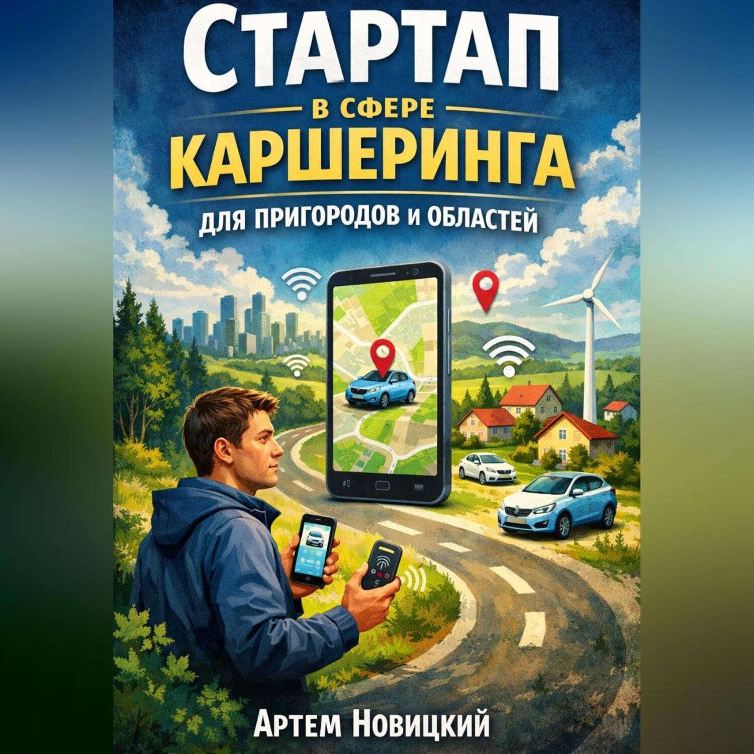 Обложка книги «Стартап в сфере каршеринга для пригородов и областей»