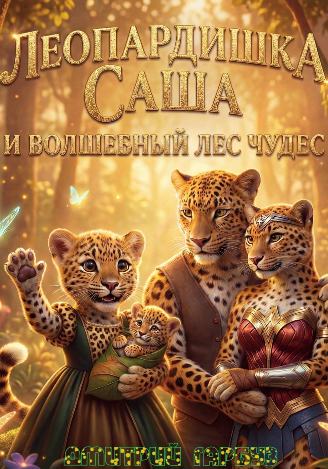 Обложка книги «Леопардишка Саша и Волшебный Лес Чудес»