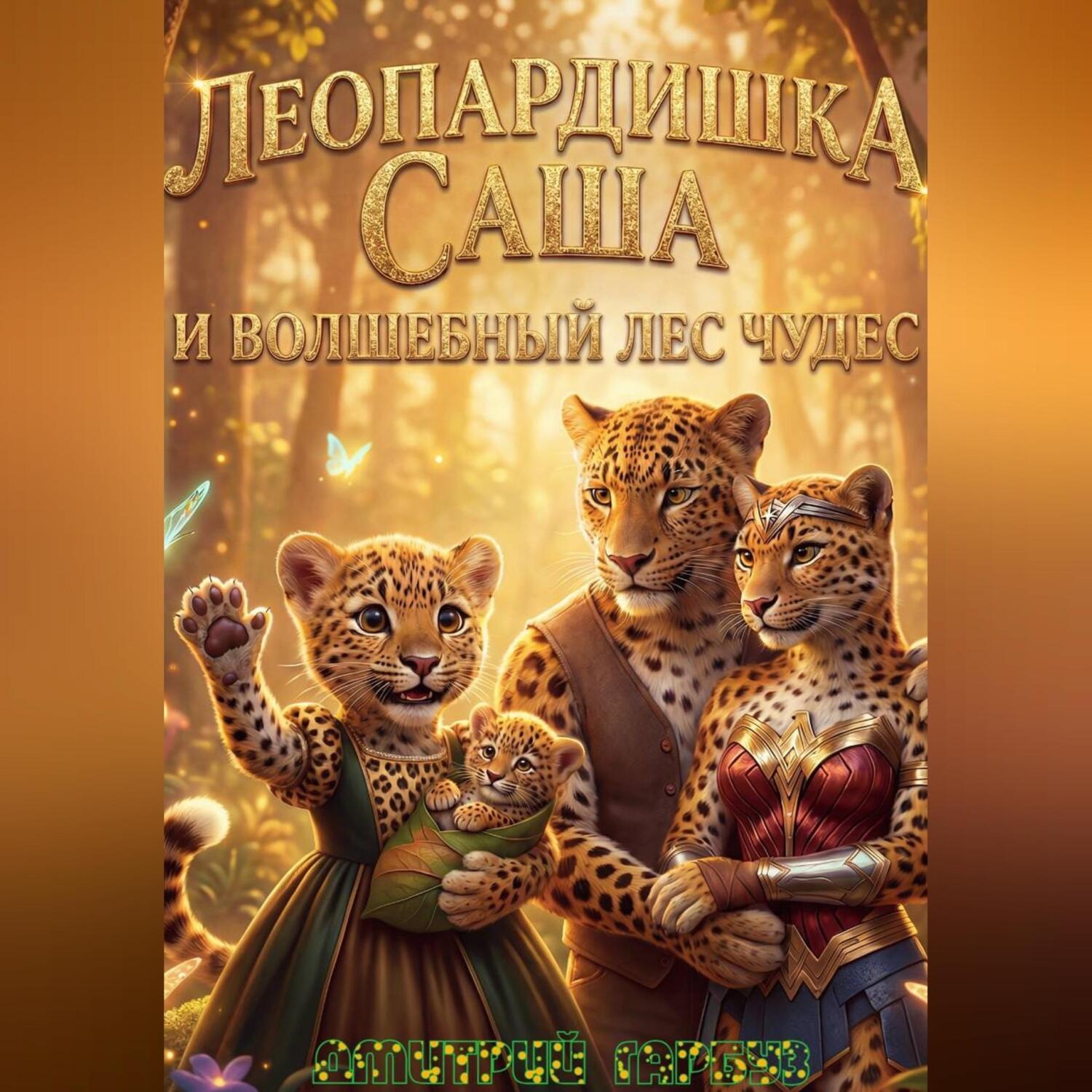 Обложка книги «Леопардишка Саша и Волшебный Лес Чудес»