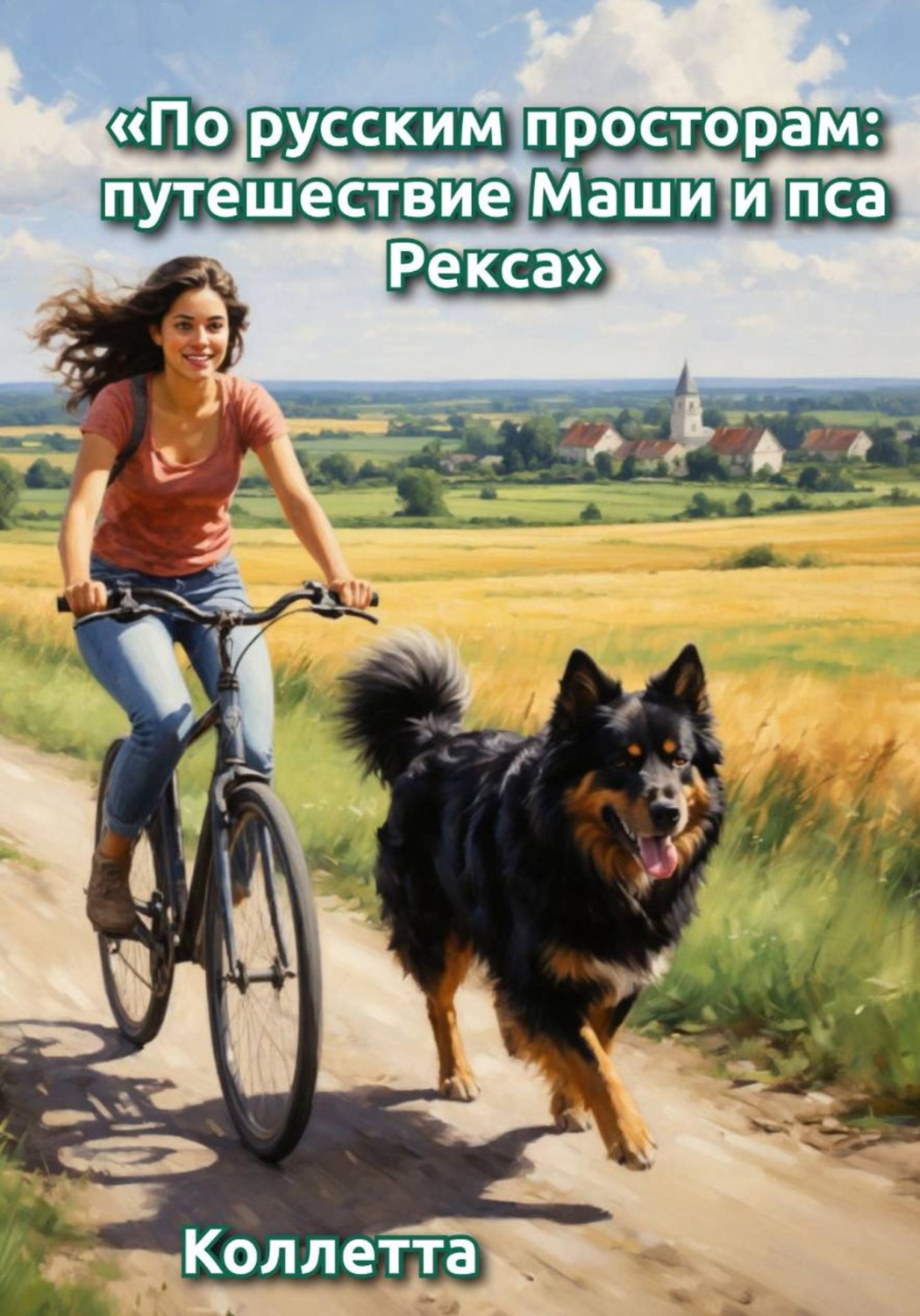 Обложка книги ««По русским просторам: путешествие Маши и пса Рекса»»