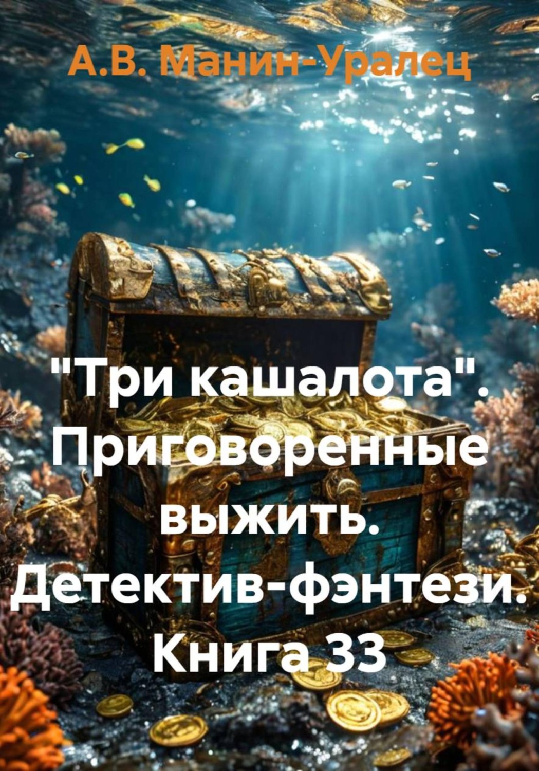 Обложка книги ««Три кашалота». Приговоренные выжить. Детектив-фэнтези. Книга 33»