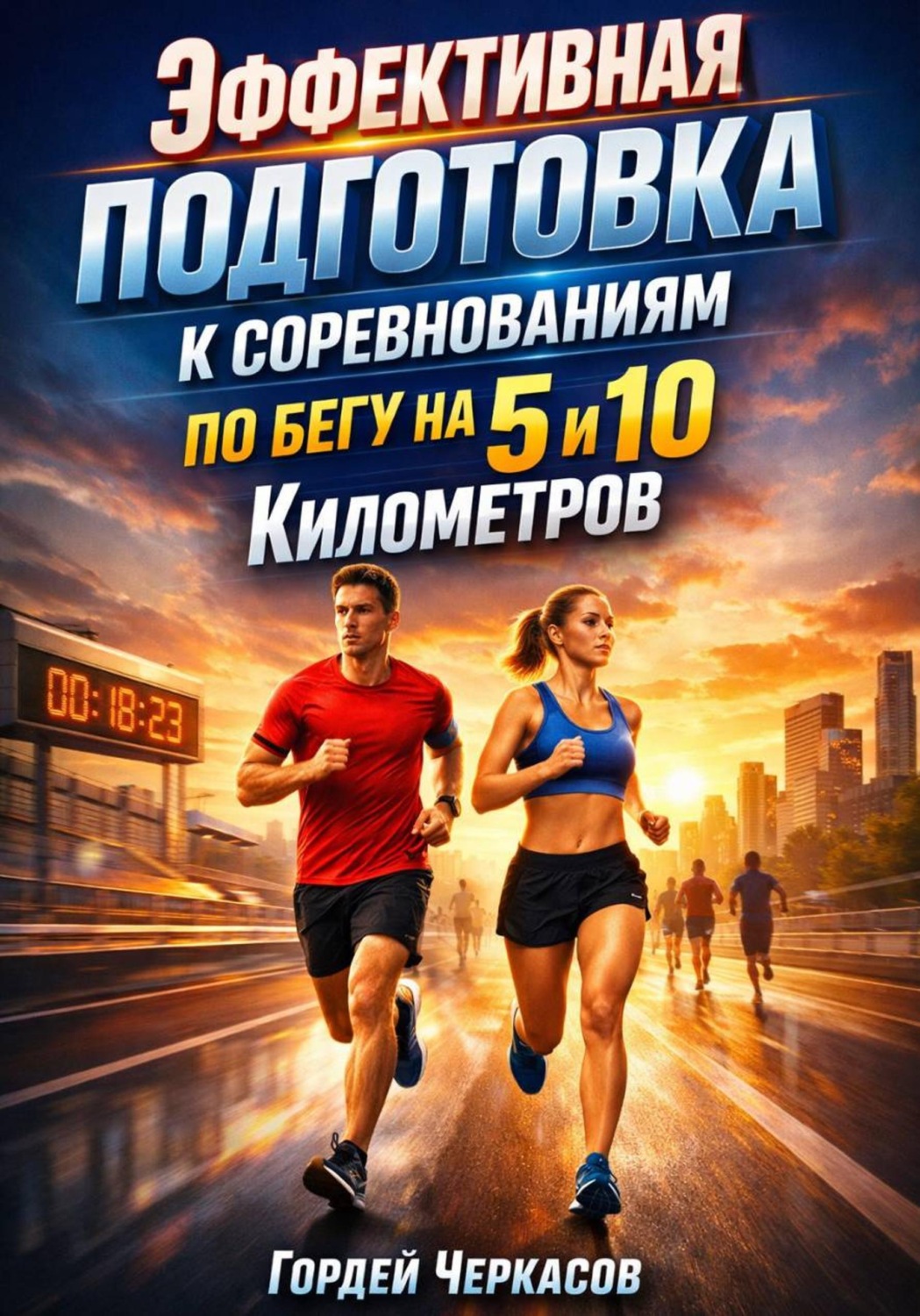 Обложка книги «Эффективная подготовка к соревнованиям по бегу на 5 и 10 километров»
