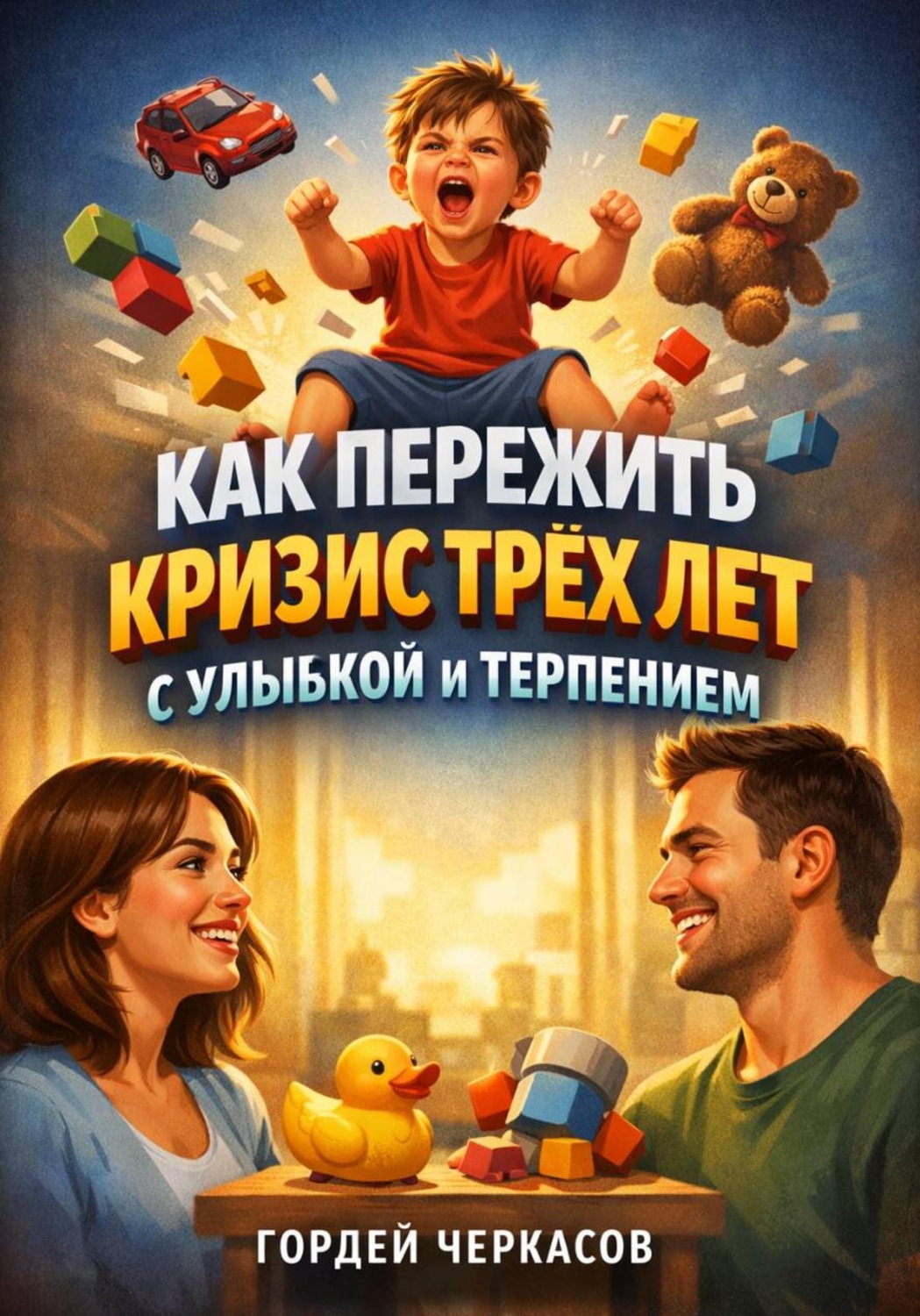 Обложка книги «Как пережить кризис трех лет с улыбкой и терпением»
