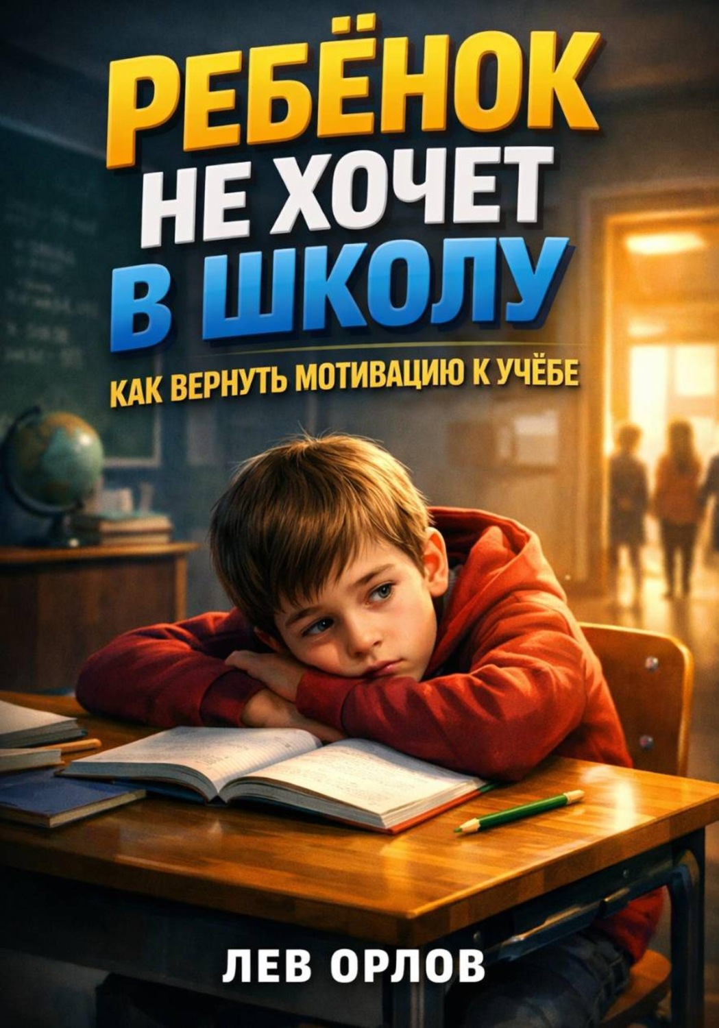 Обложка книги «Ребенок не хочет в школу. Как вернуть мотивацию к учебе»