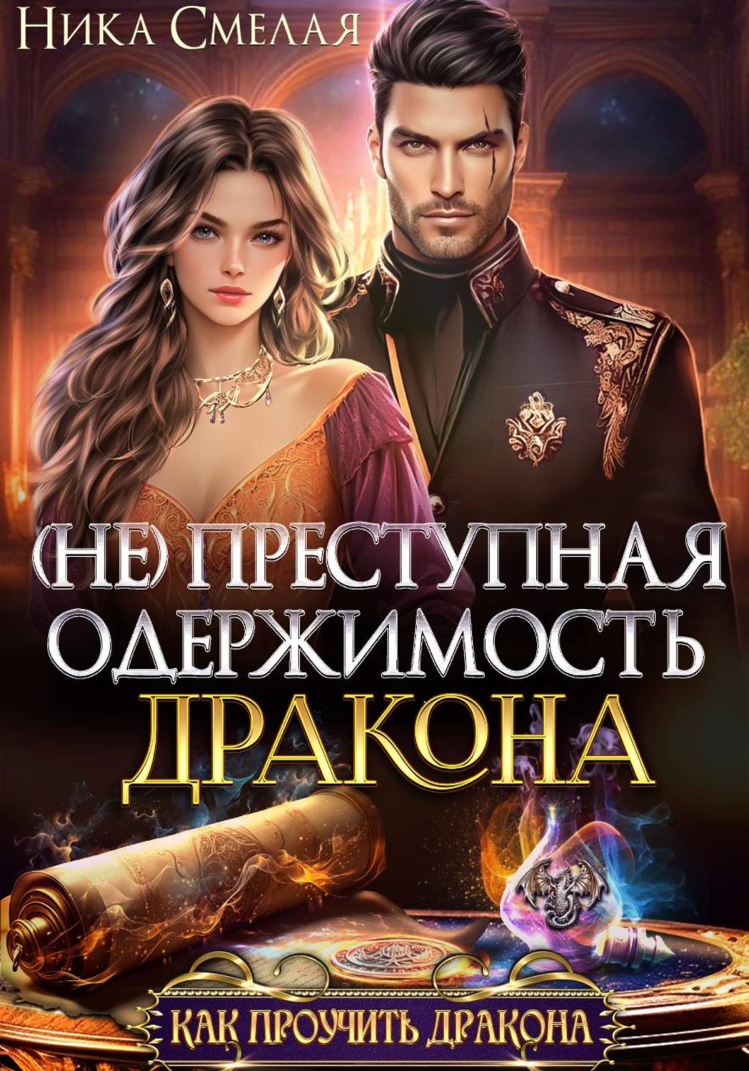 Обложка книги «(не)Преступная одержимость дракона»