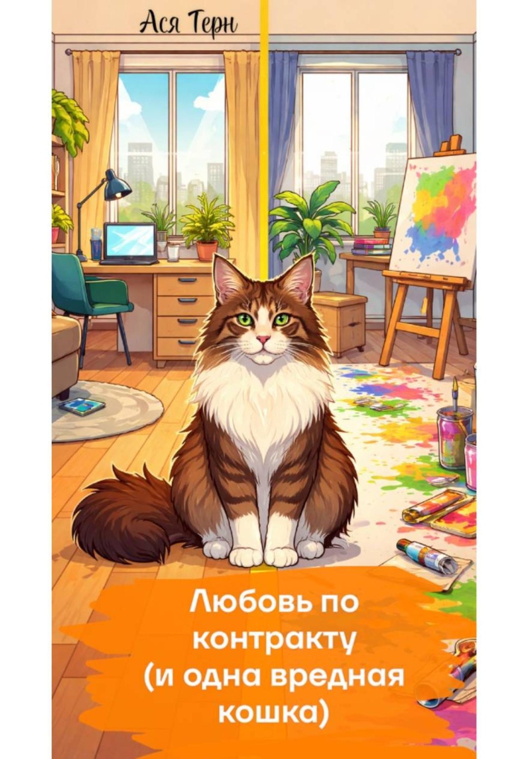 Обложка книги «Любовь по контракту (и одна вредная кошка)»
