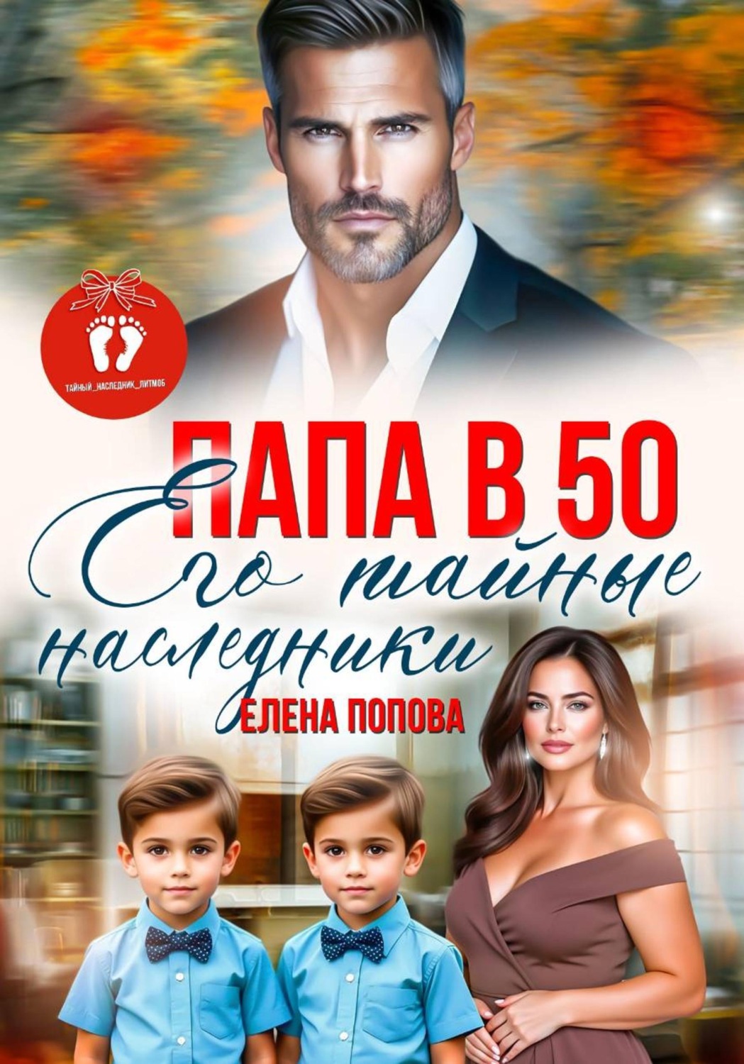 Обложка книги «Папа в 50. Его тайные наследники»