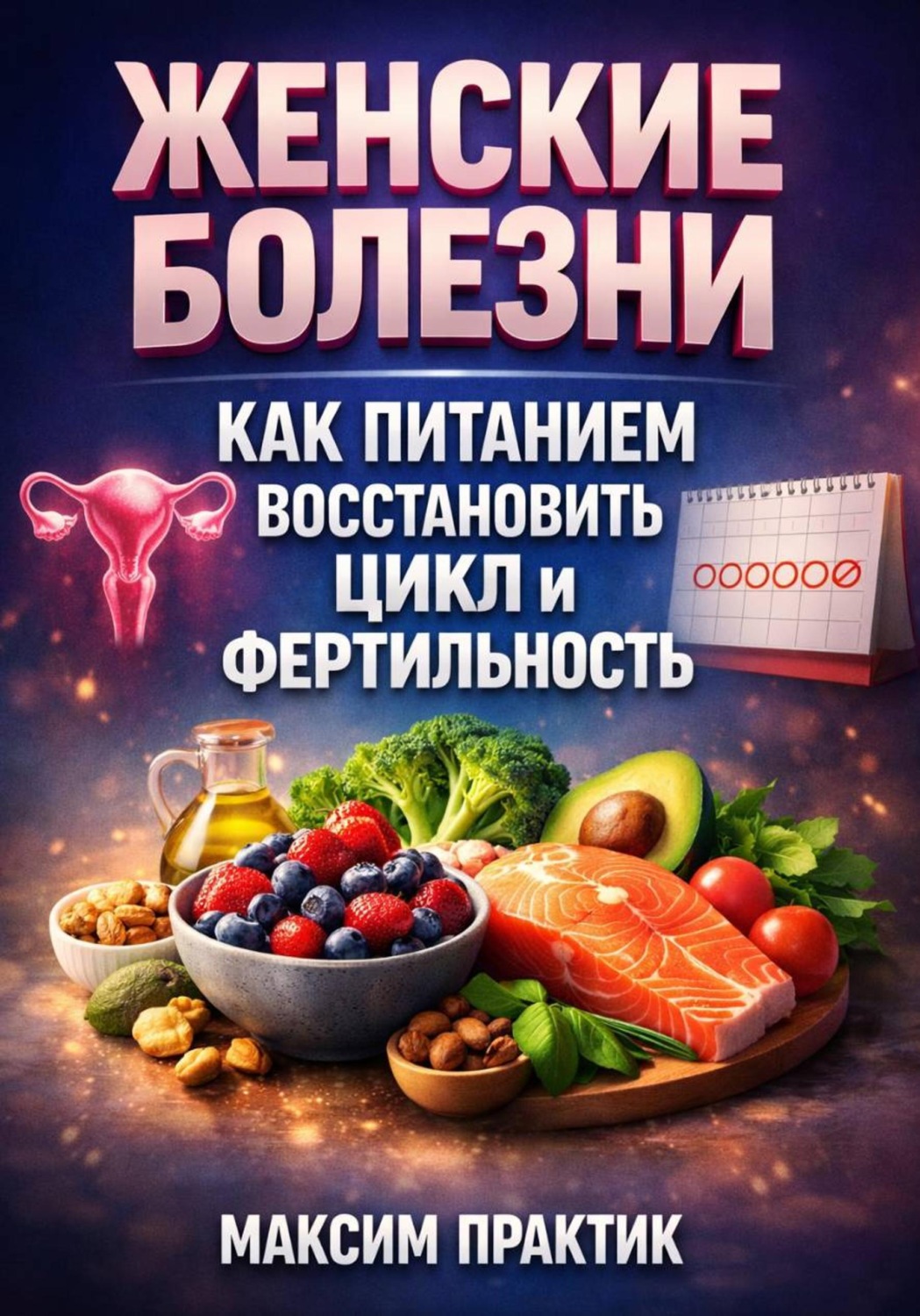 Обложка книги «Женские болезни. Как питанием восстановить цикл и фертильность»