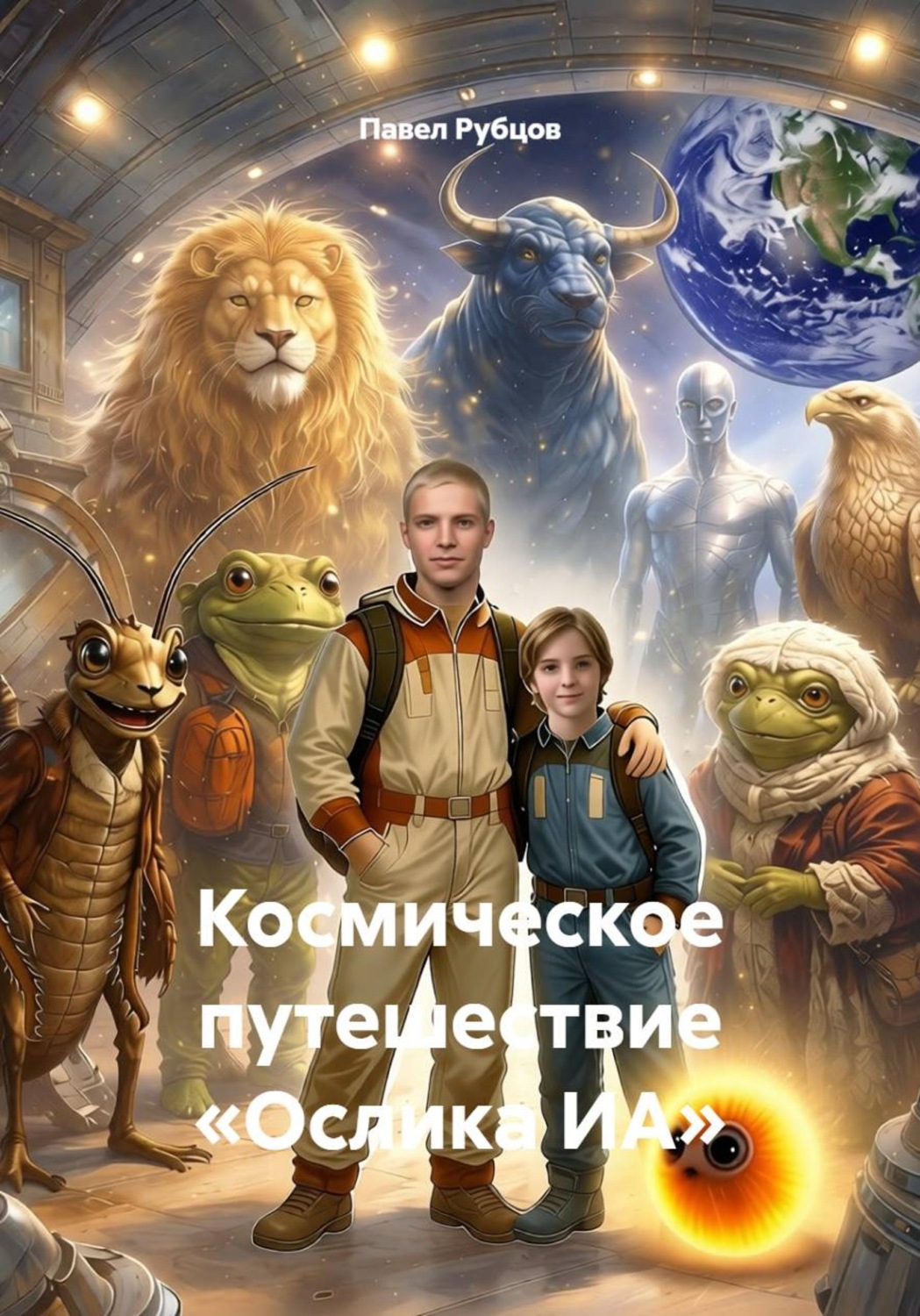 Обложка книги «Космическое путешествие «Ослика ИА»»