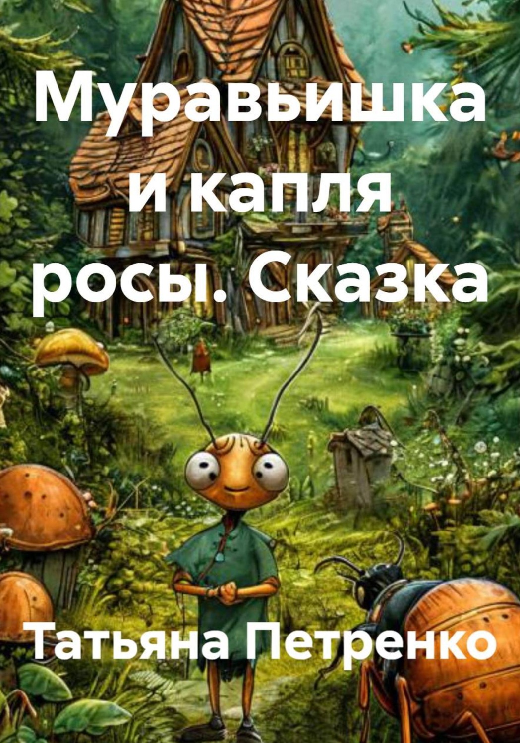 Обложка книги «Муравьишка и капля росы. Сказка»