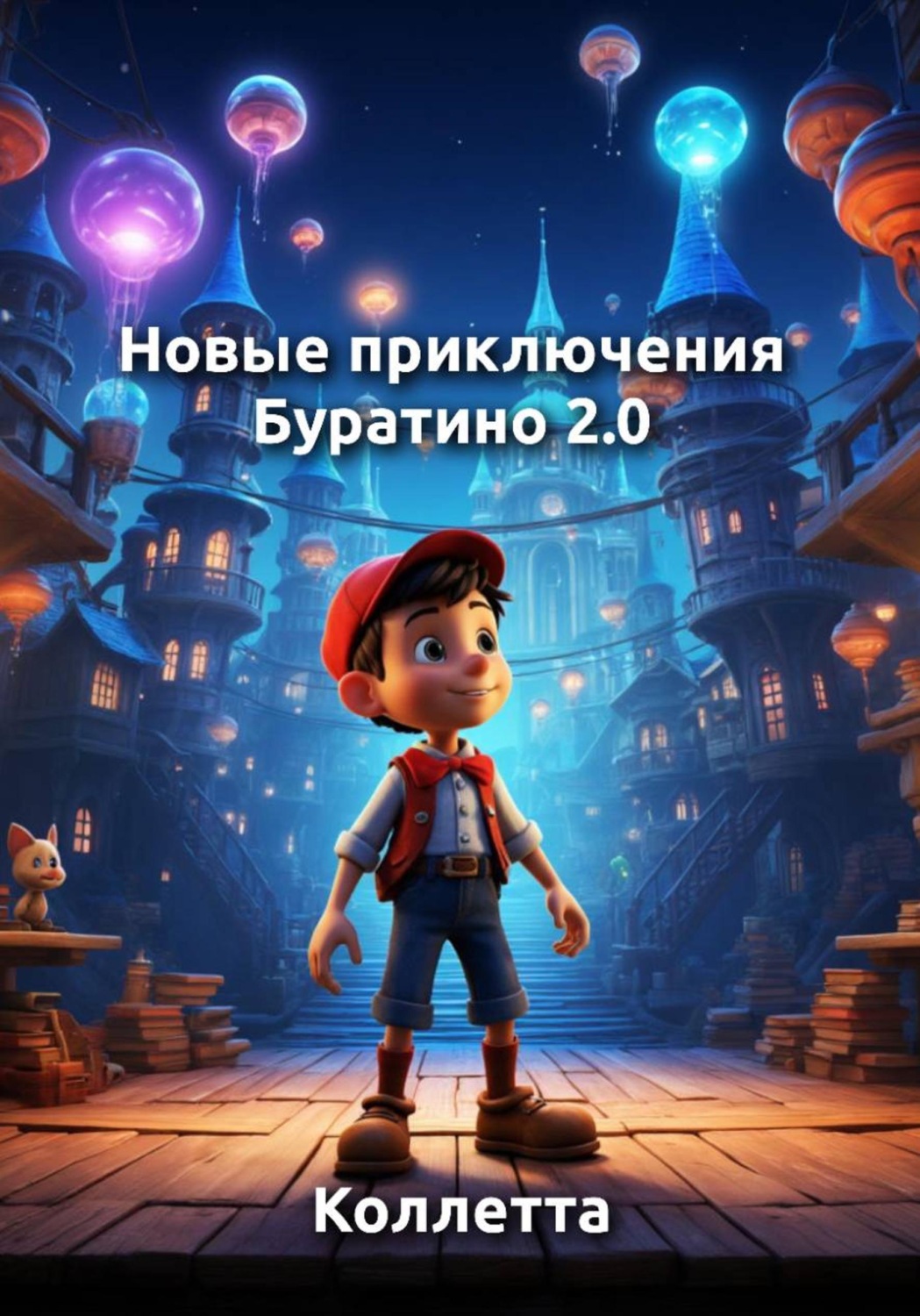 Обложка книги «Новые приключения Буратино 2.0»