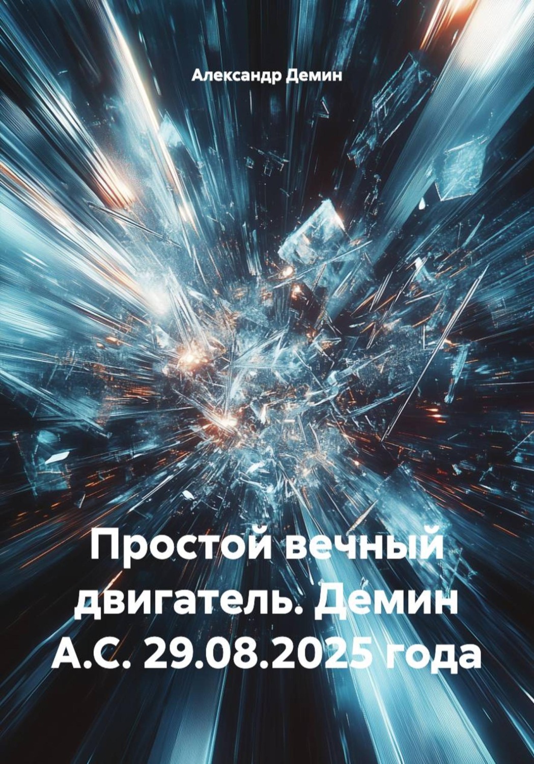 Обложка книги «Простой вечный двигатель. Демин А.С. 29.08.2025 года»