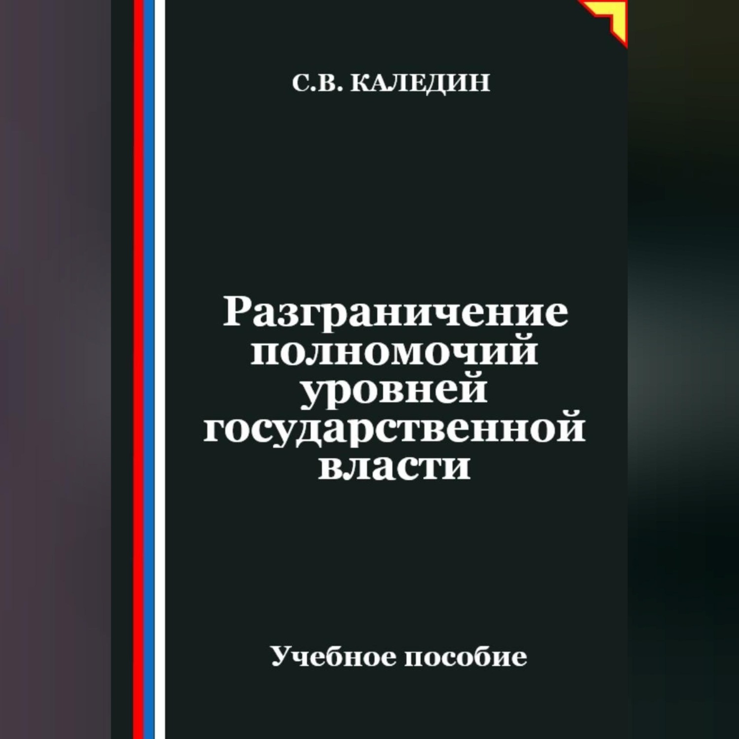 Обложка книги «Разграничение полномочий уровней государственной власти»
