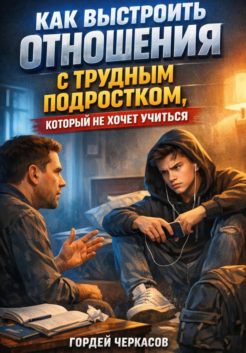 Обложка книги «Как выстроить отношения с трудным подростком, который не хочет учиться»