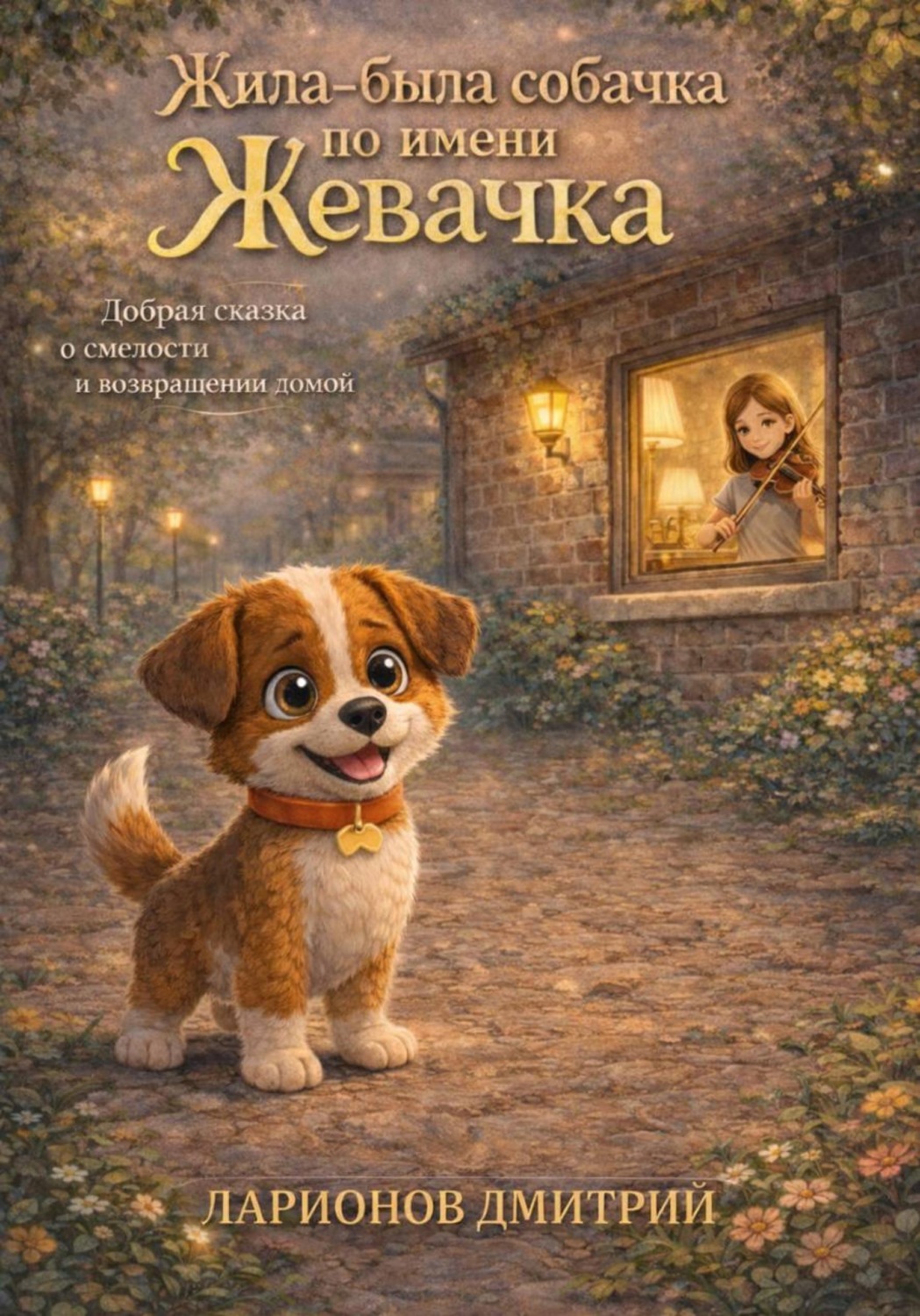 Обложка книги «Жила-была собачка по имени Жевачка»