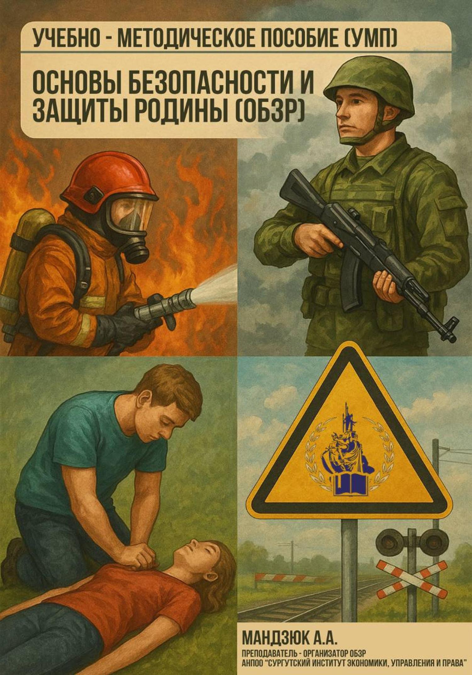 Обложка книги «Учебно-методическое пособие по дисциплине: Основы безопасности и защиты Родины (ОБЗР)»