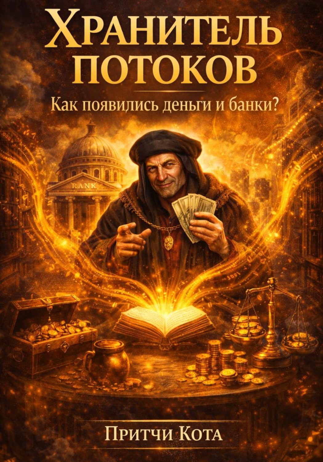 Обложка книги «Хранитель потоков. Как появились деньги и банки?»