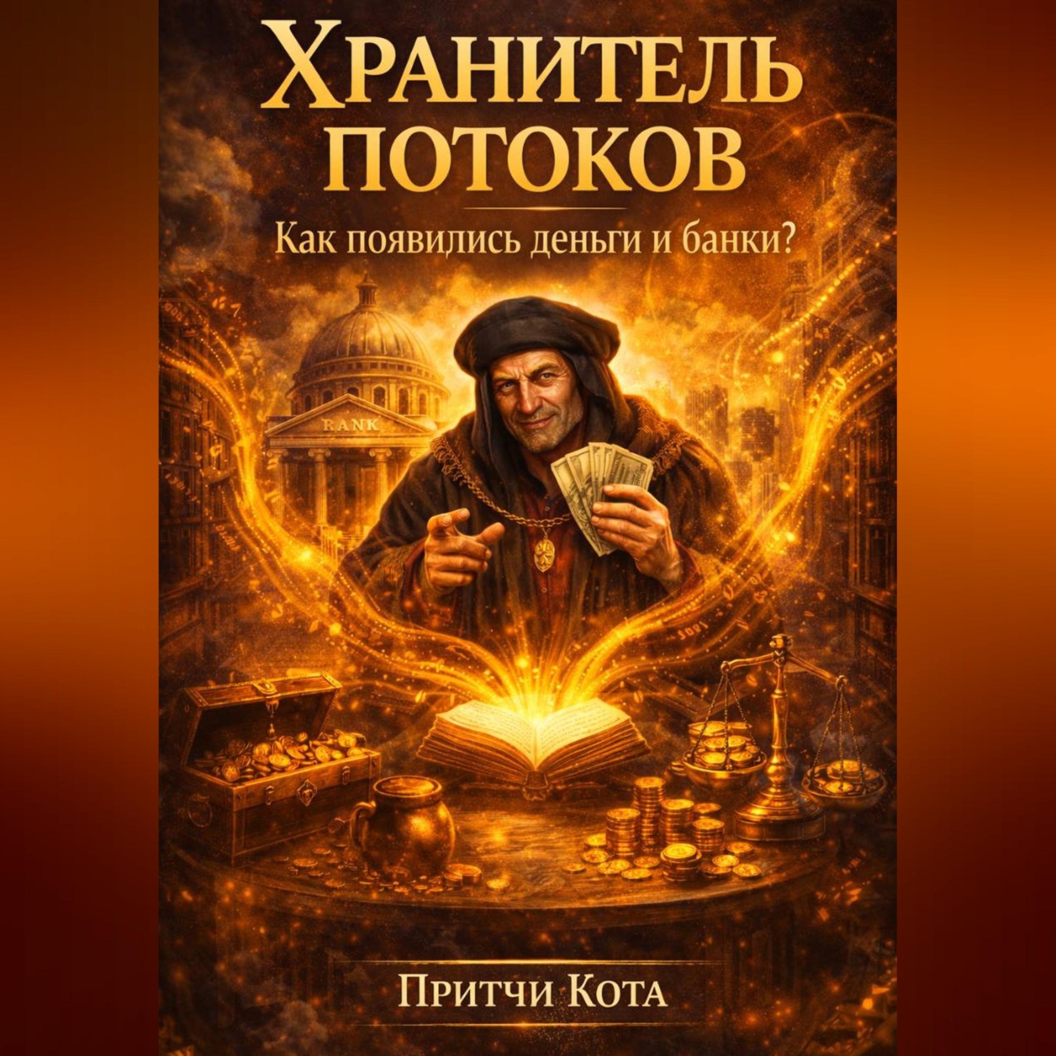 Обложка книги «Хранитель потоков. Как появились деньги и банки?»