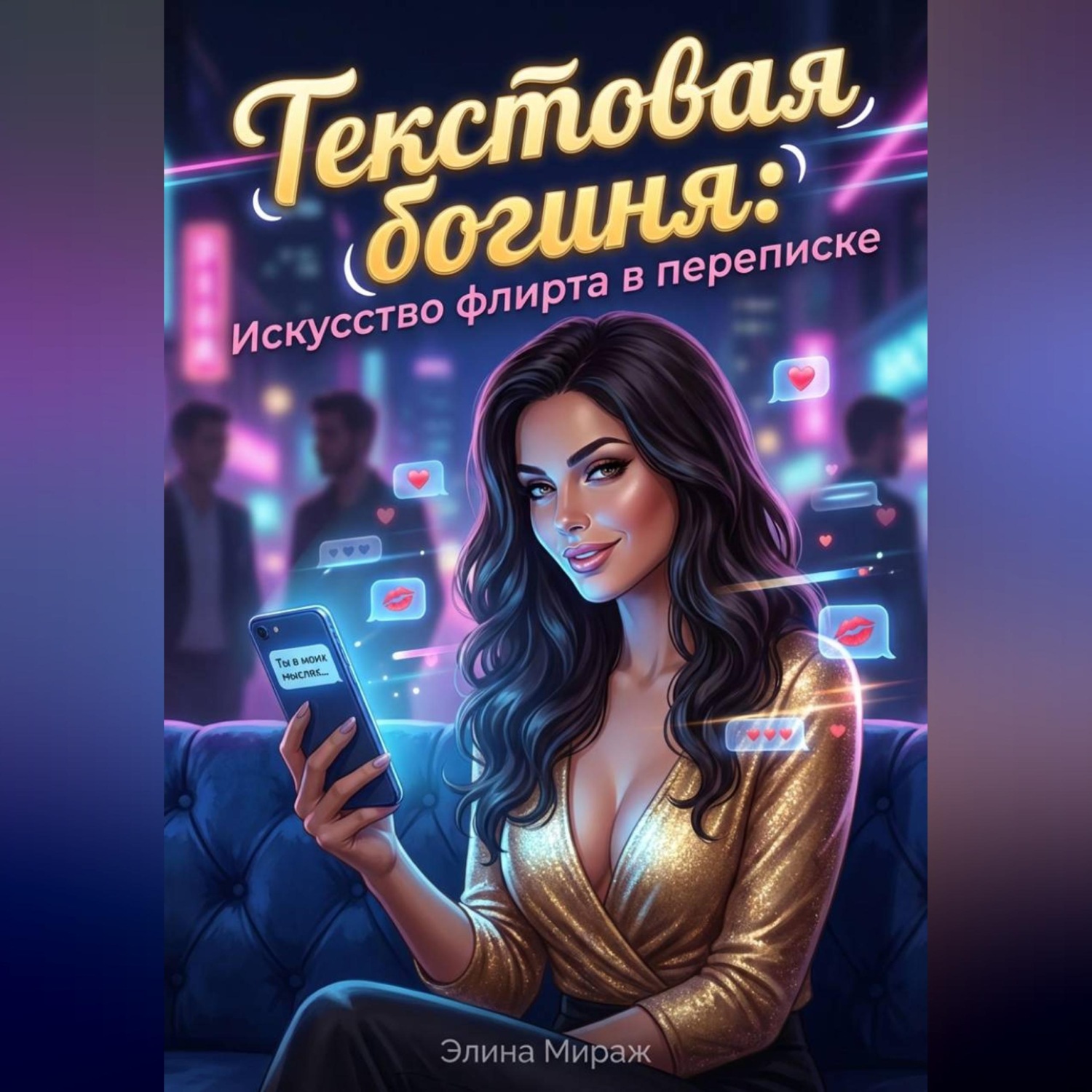 Обложка книги «Текстовая богиня: Искусство флирта в переписке»