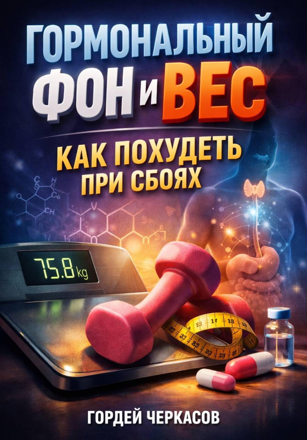 Обложка книги «Гормональный фон и вес. Как похудеть при сбоях»