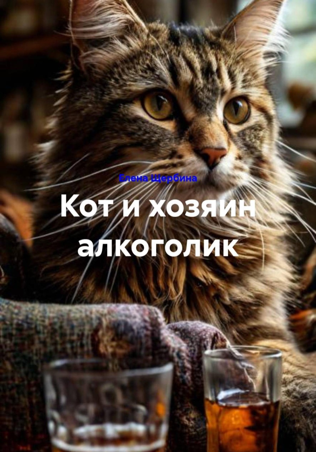 Обложка книги «Кот и хозяин алкоголик»