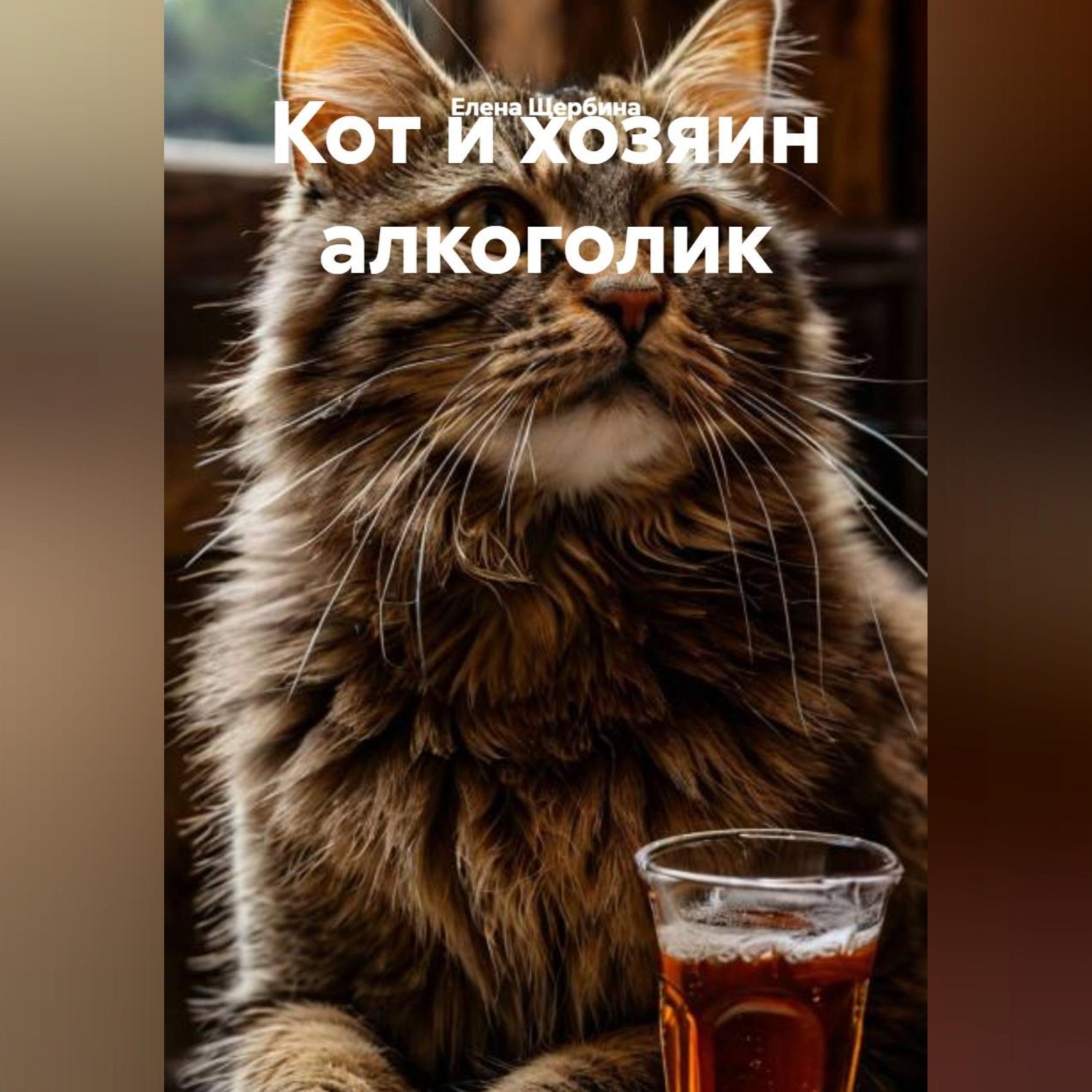 Обложка книги «Кот и хозяин алкоголик.»