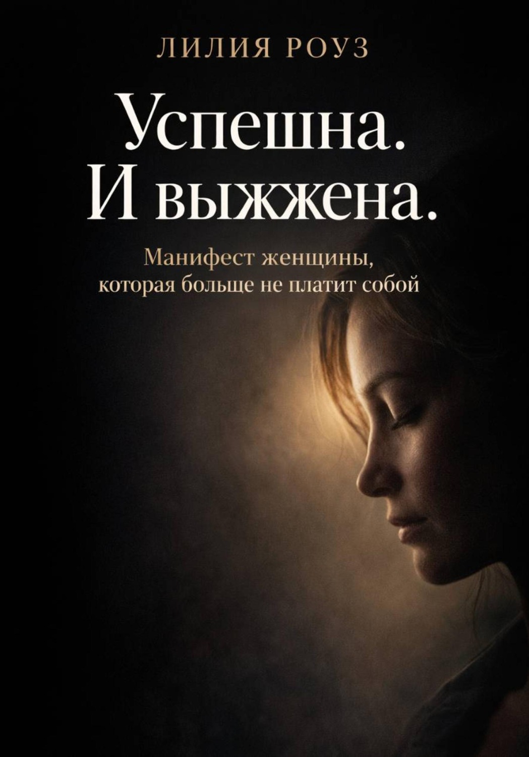 Обложка книги «Успешна. И выжжена. Манифест женщины, которая больше не платит собой»