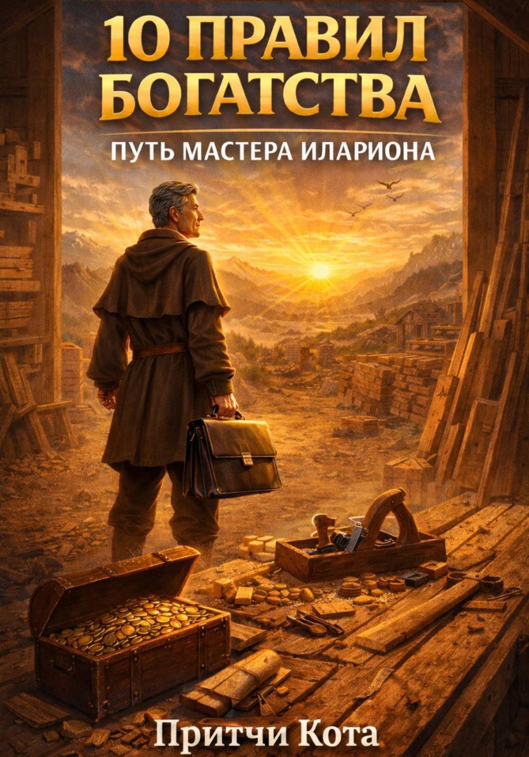 Обложка книги «10 правил богатства. Путь мастера Илариона»