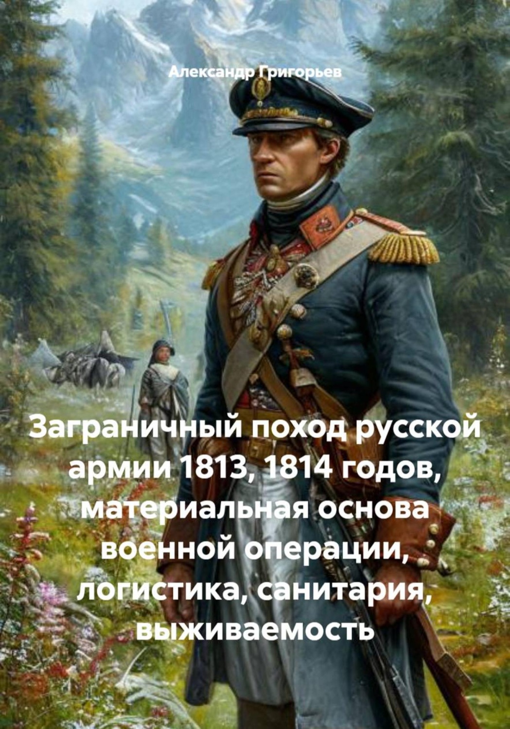 Обложка книги «Заграничный поход русской армии 1813, 1814 годов, материальная основа военной операции, логистика, санитария, выживаемость»