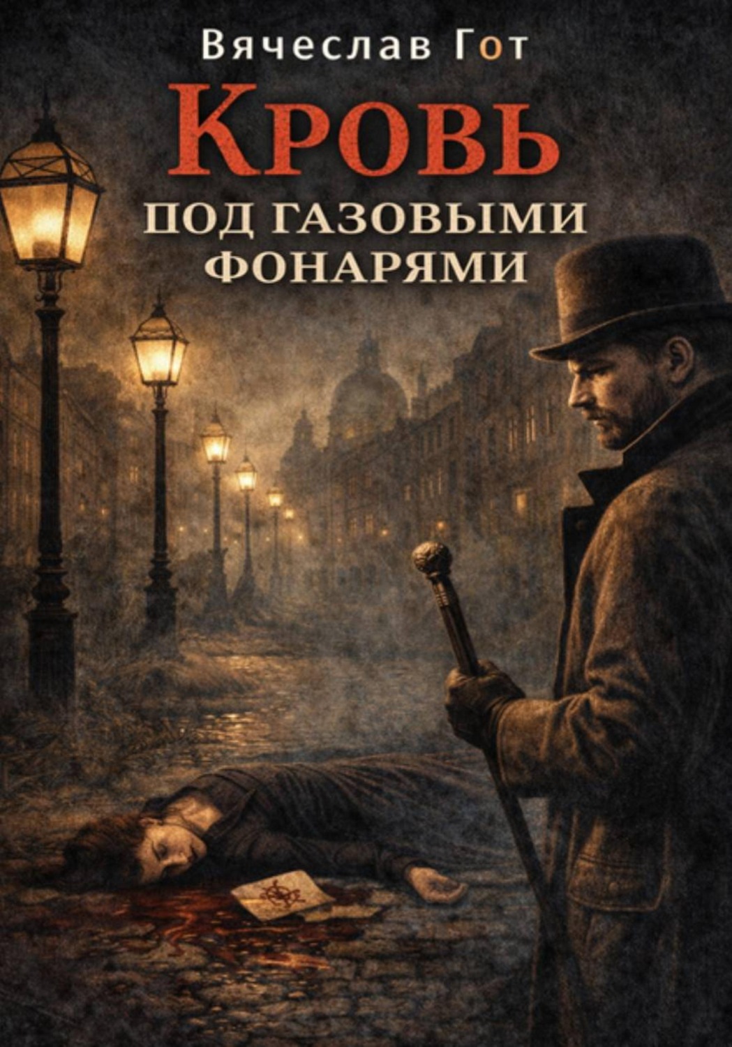 Обложка книги «Кровь под газовыми фонарями»