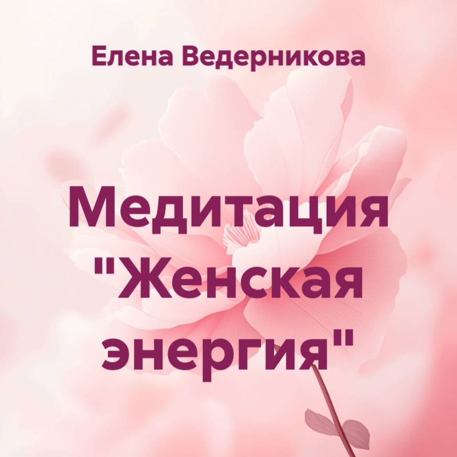 Обложка книги «Медитация «Женская энергия»»