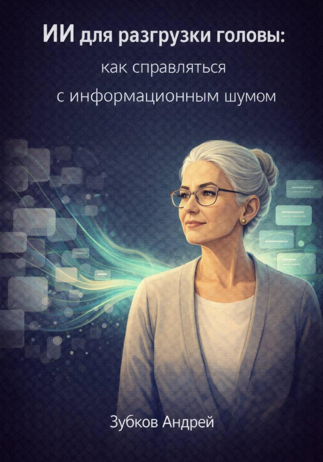 Обложка книги «ИИ для разгрузки головы: как справляться с информационным шумом»