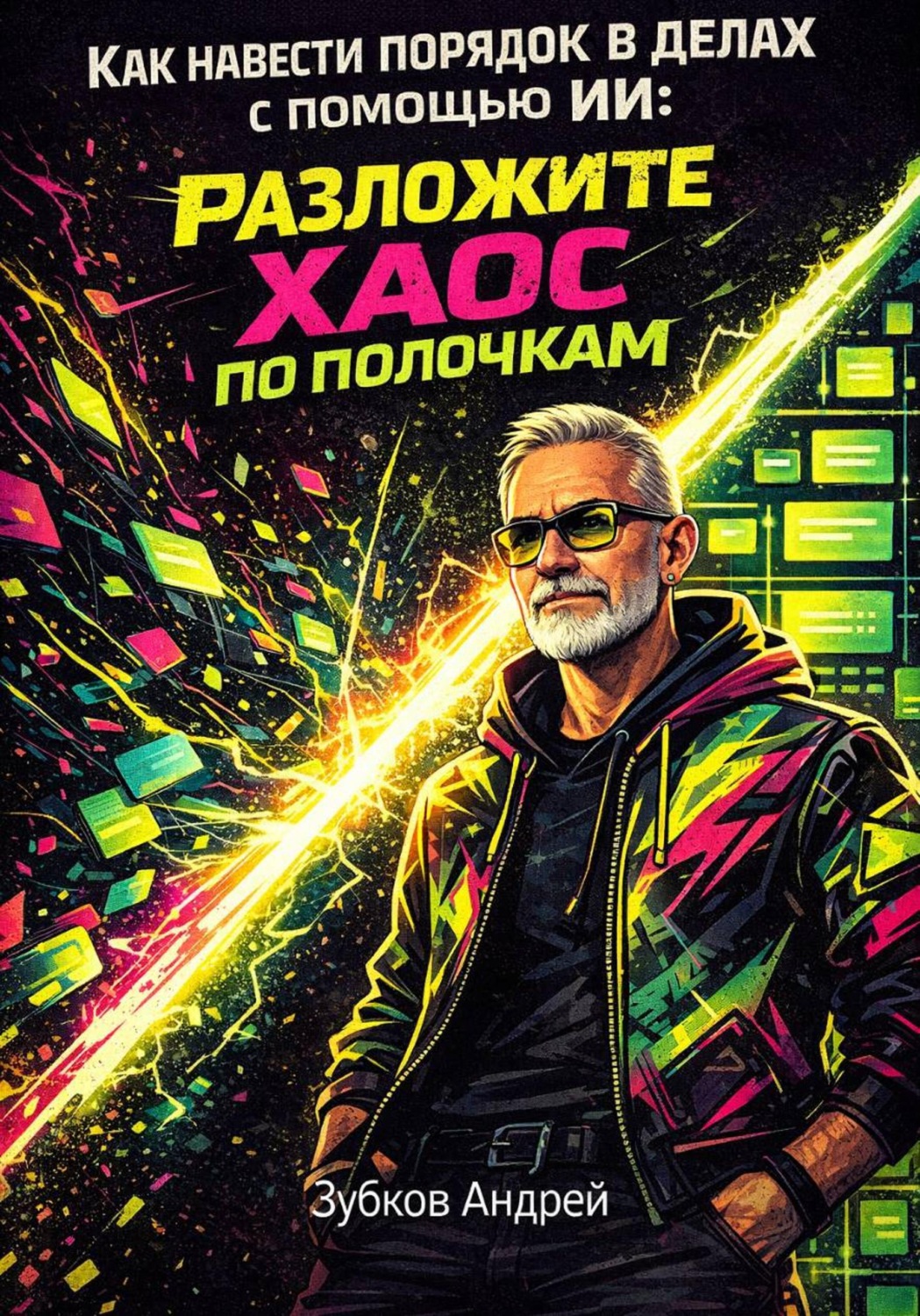 Обложка книги «Как навести порядок в делах с помощью ИИ: разложите хаос по полочкам»