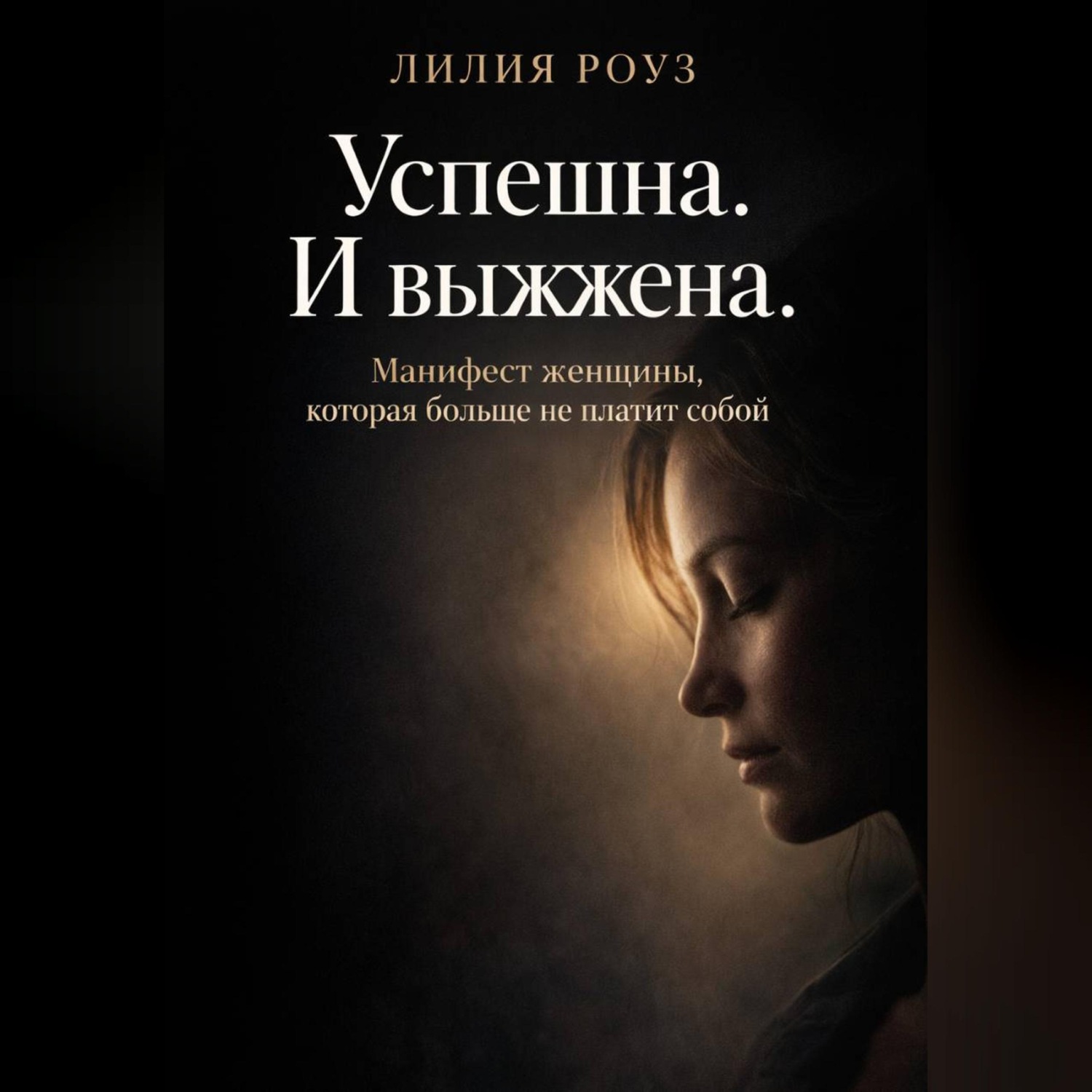 Обложка книги «Успешна. И выжжена. Манифест женщины, которая больше не платит собой»