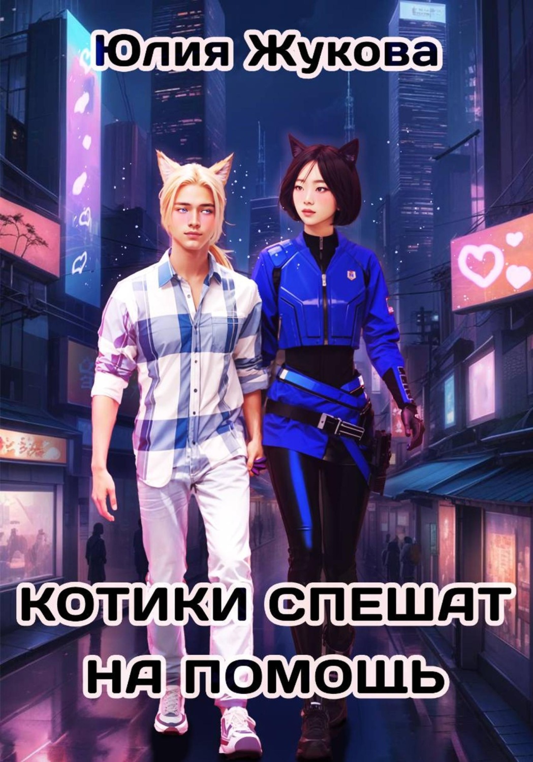 Обложка книги «Котики спешат на помощь»