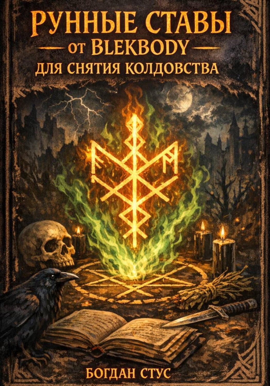 Обложка книги «Рунные ставы от blekbody для снятия колдовства»