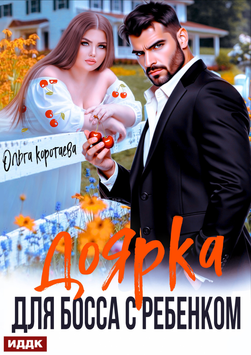 Обложка книги «Доярка для босса с ребёнком»