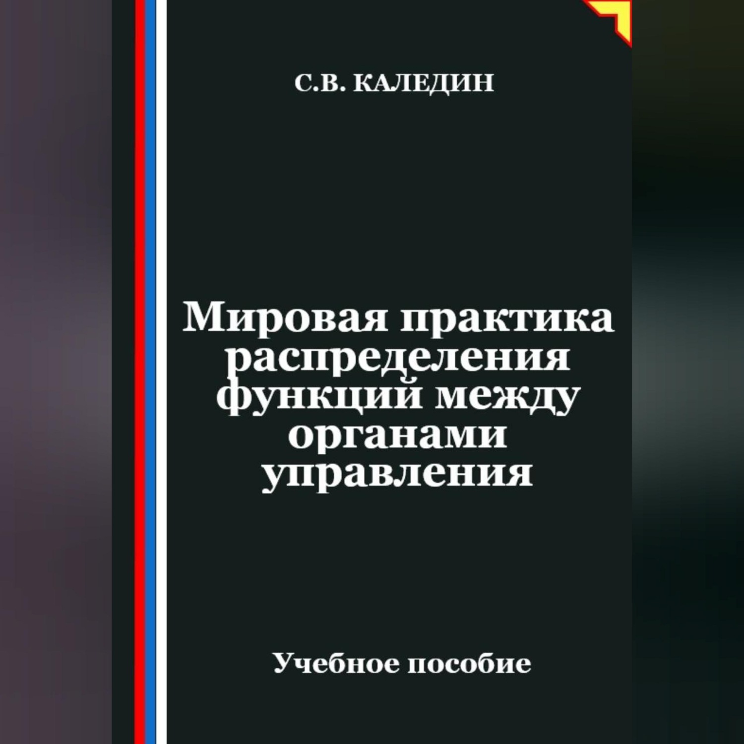 Обложка книги «Мировая практика распределения функций между органами управления»