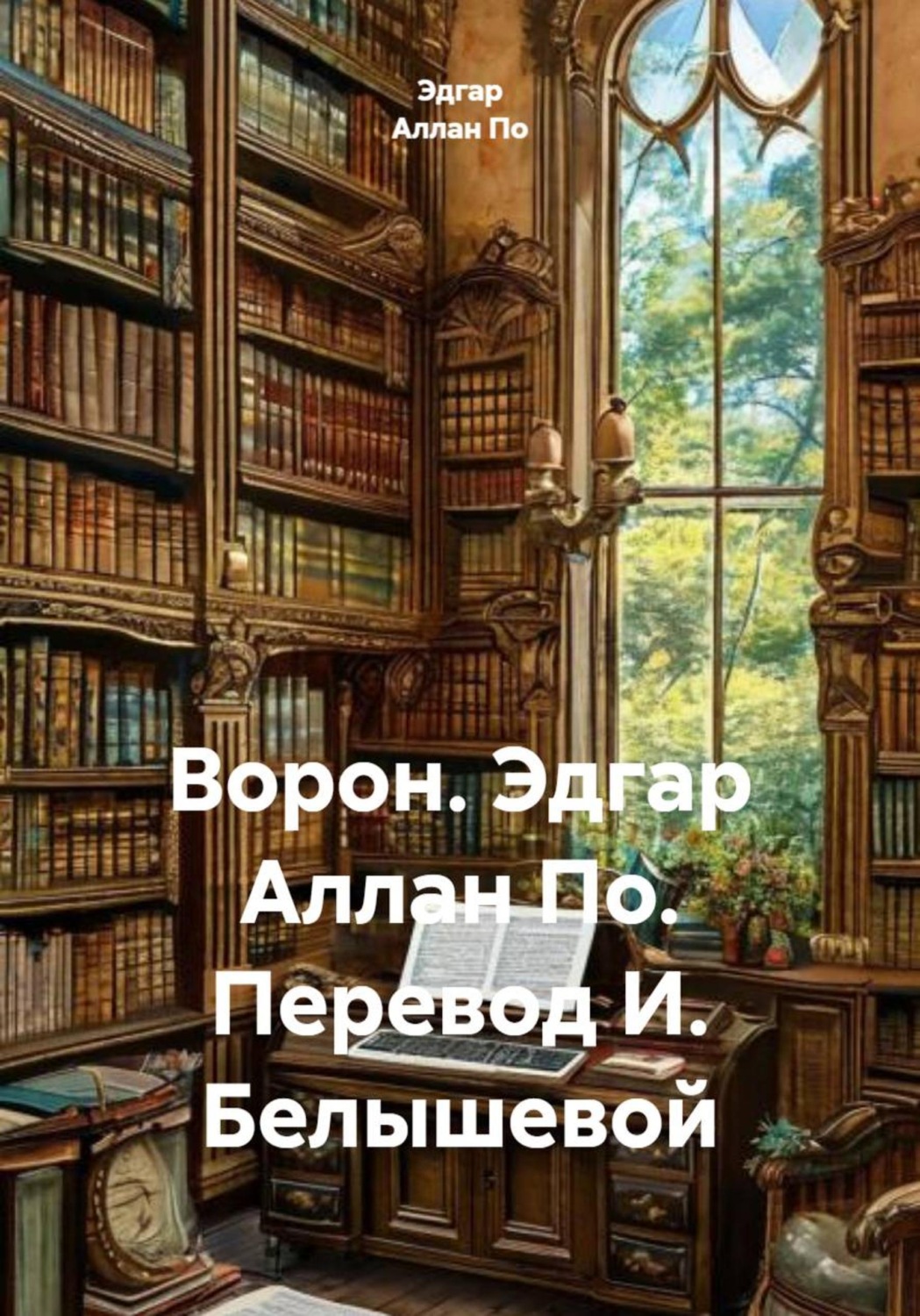 Обложка книги «Ворон. Эдгар Аллан По. Перевод И. Белышевой»