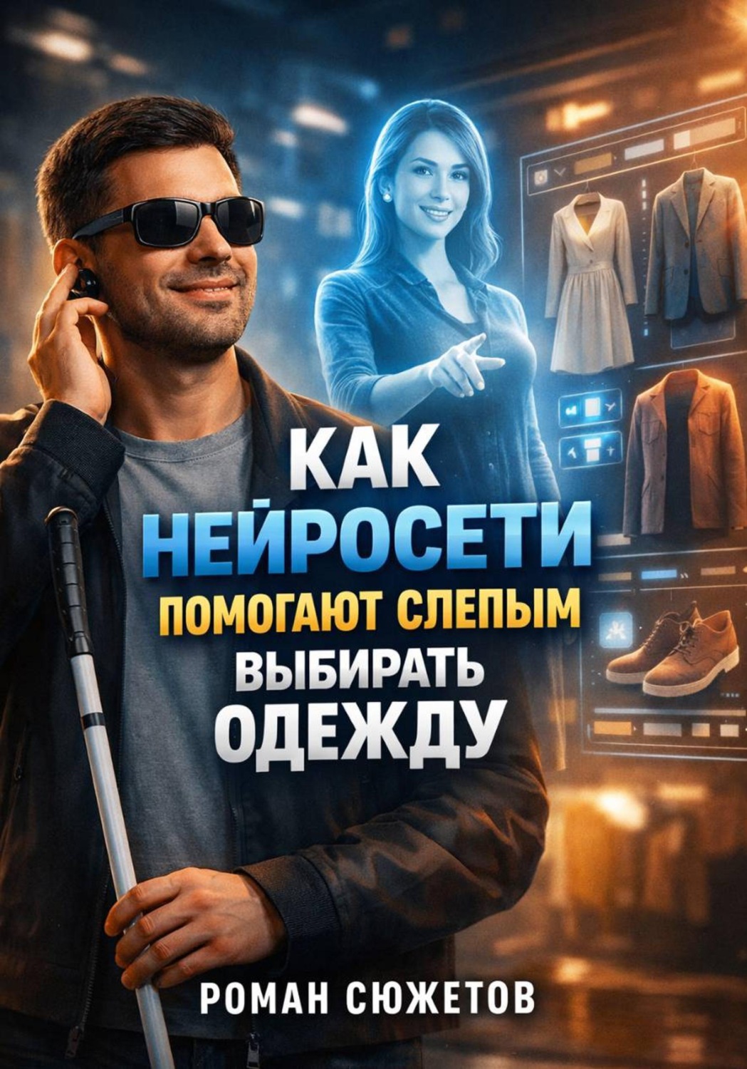 Обложка книги «Как нейросети помогают слепым выбирать одежду»