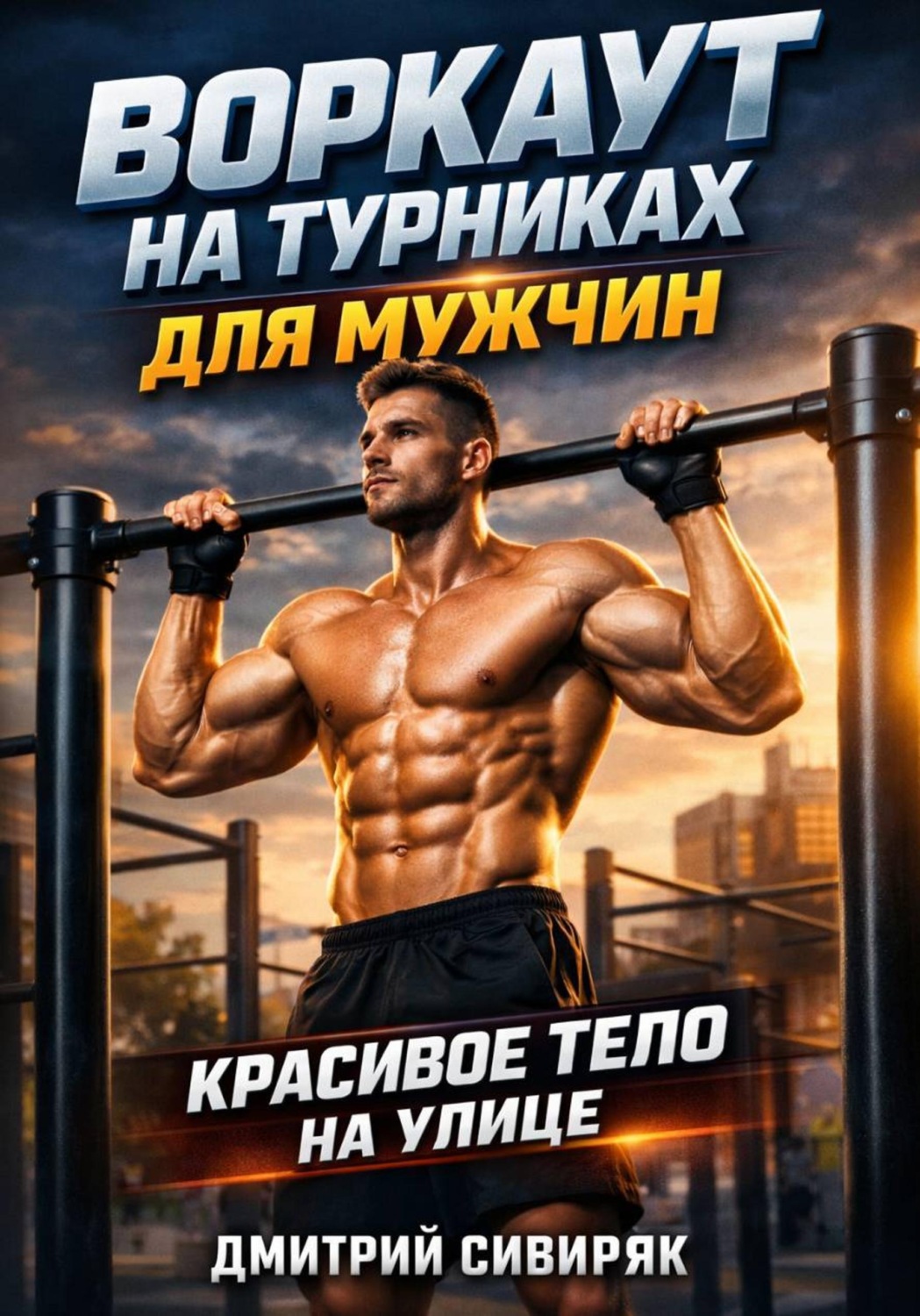 Обложка книги «Воркаут на турниках для мужчин красивое тело на улице»
