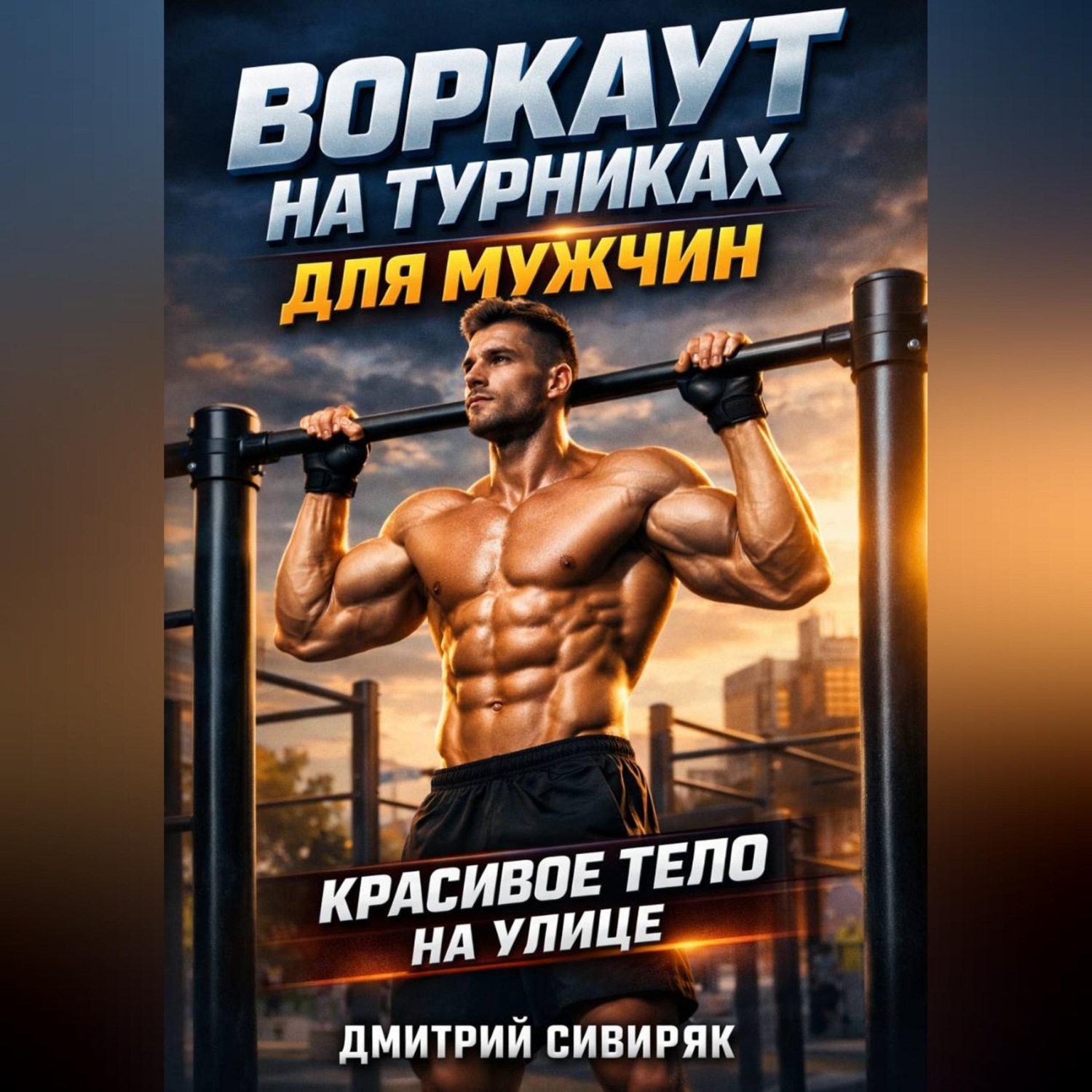 Обложка книги «Воркаут на турниках для мужчин красивое тело на улице»
