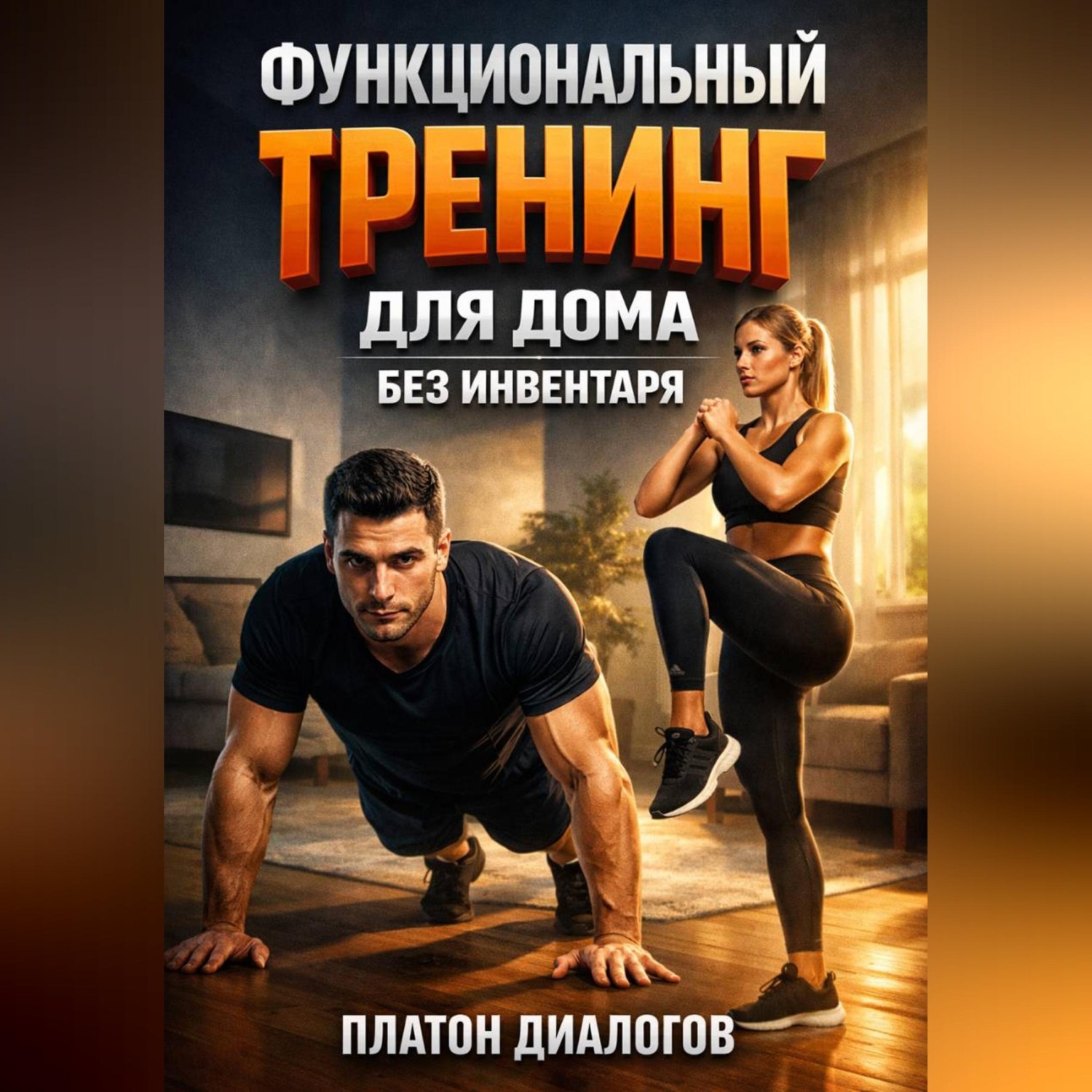 Обложка книги «Функциональный тренинг для дома без инвентаря»