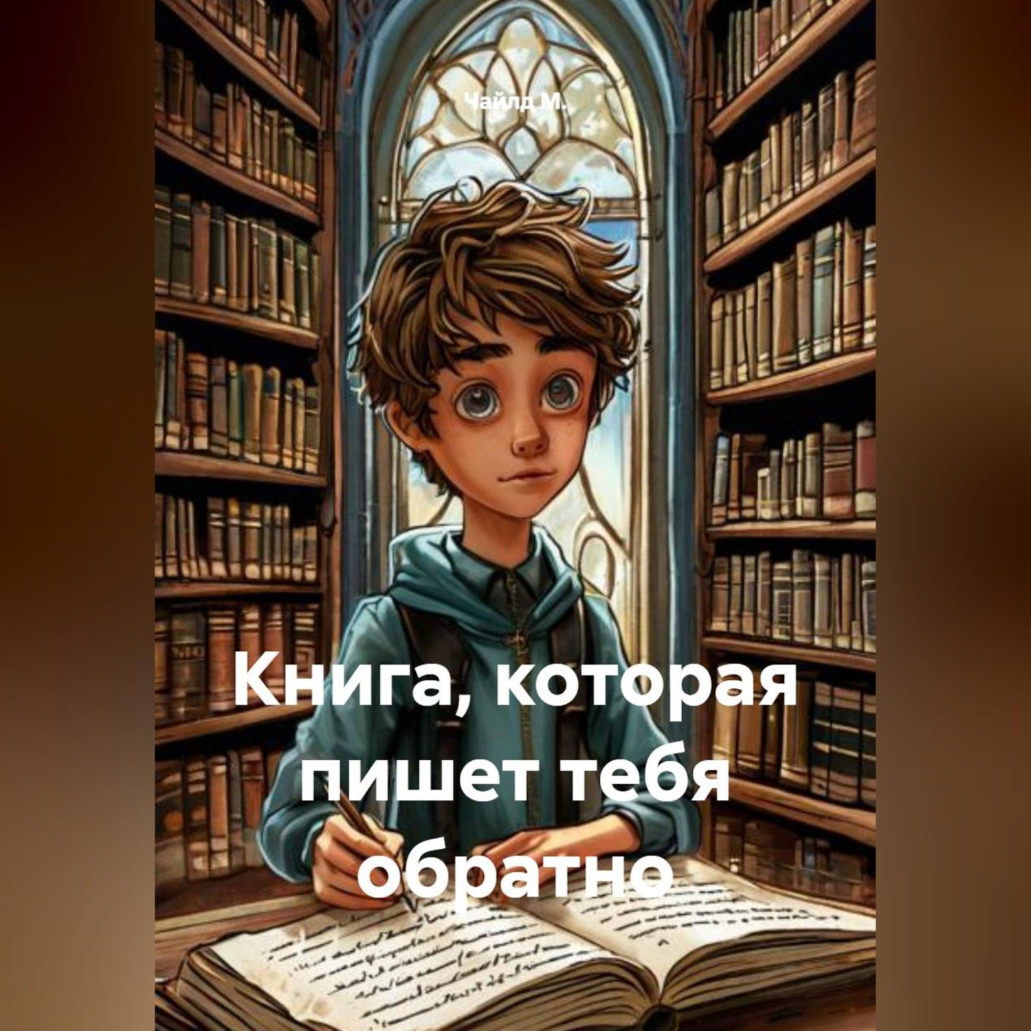 Обложка книги «Книга, которая пишет тебя обратно»