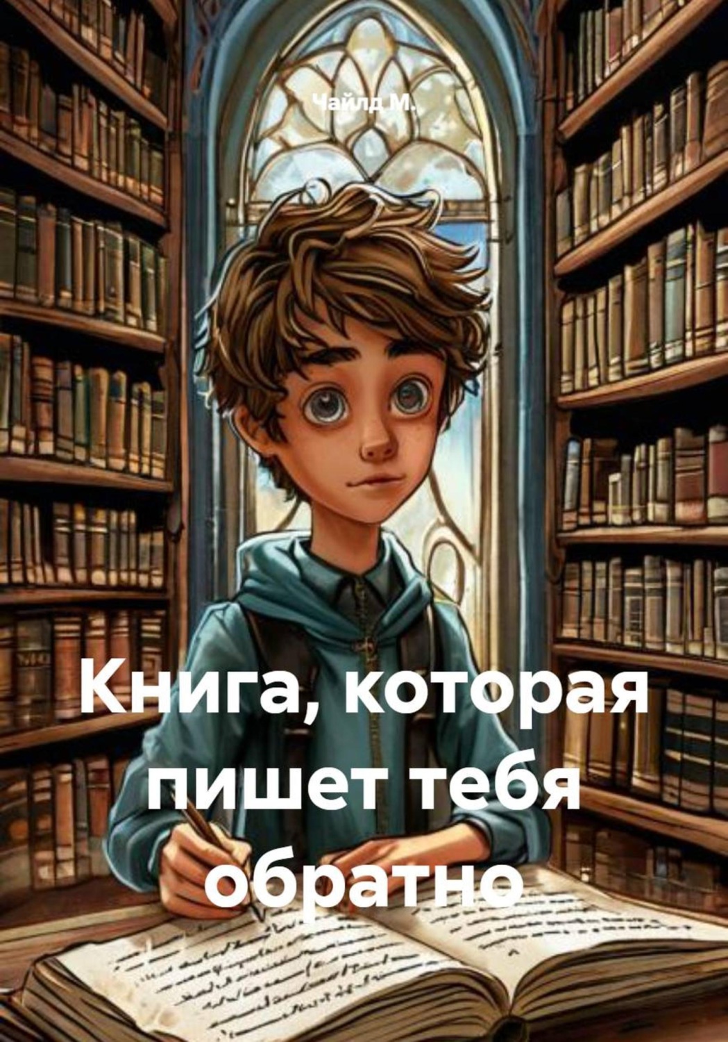 Обложка книги «Книга, которая пишет тебя обратно»