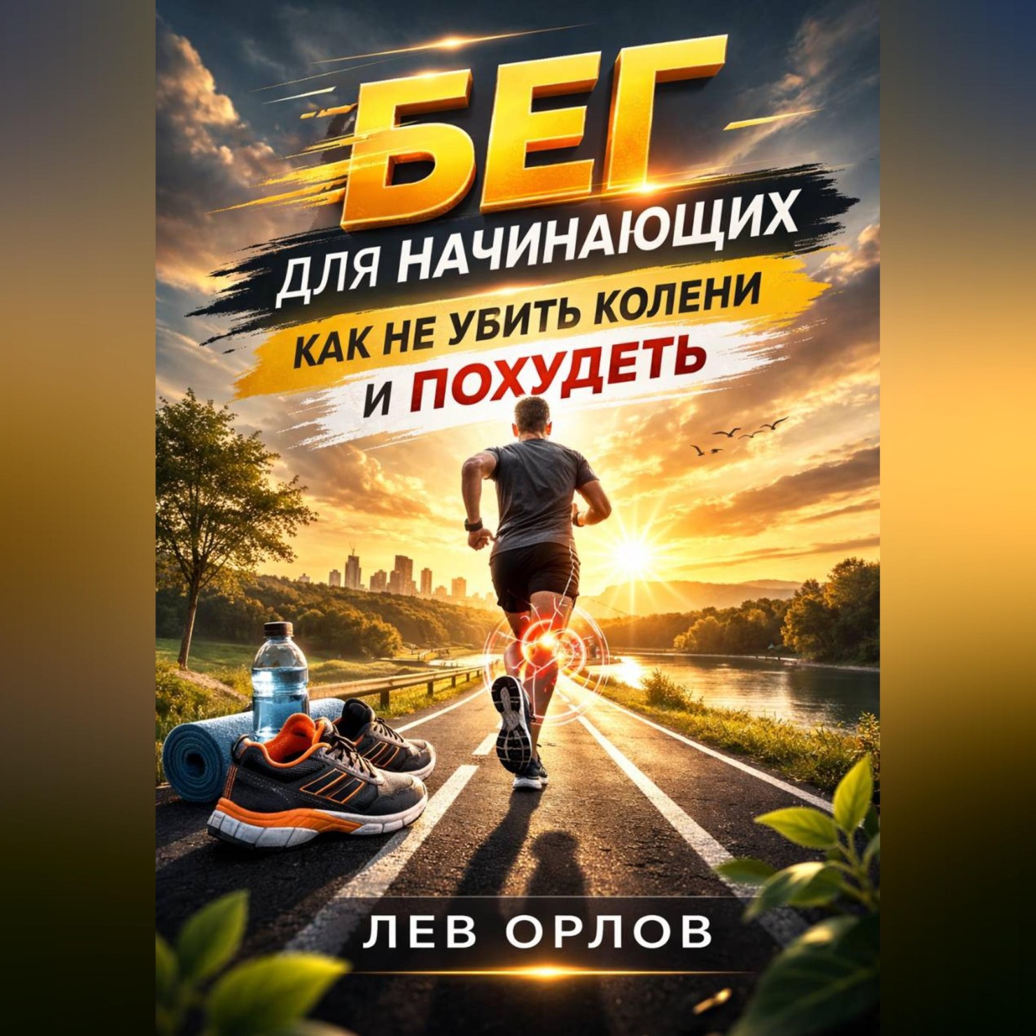 Обложка книги «Бег для начинающих как не убить колени и похудеть»