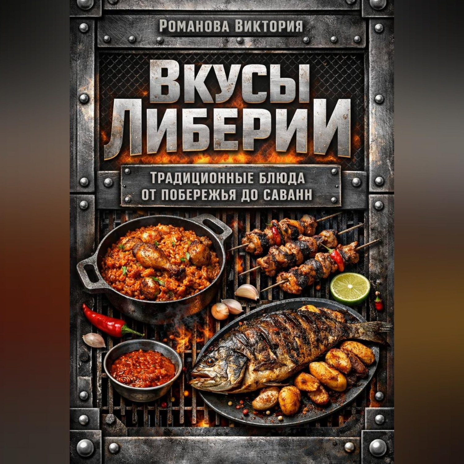 Обложка книги «Вкусы Либерии: традиционные блюда от побережья до саванн»