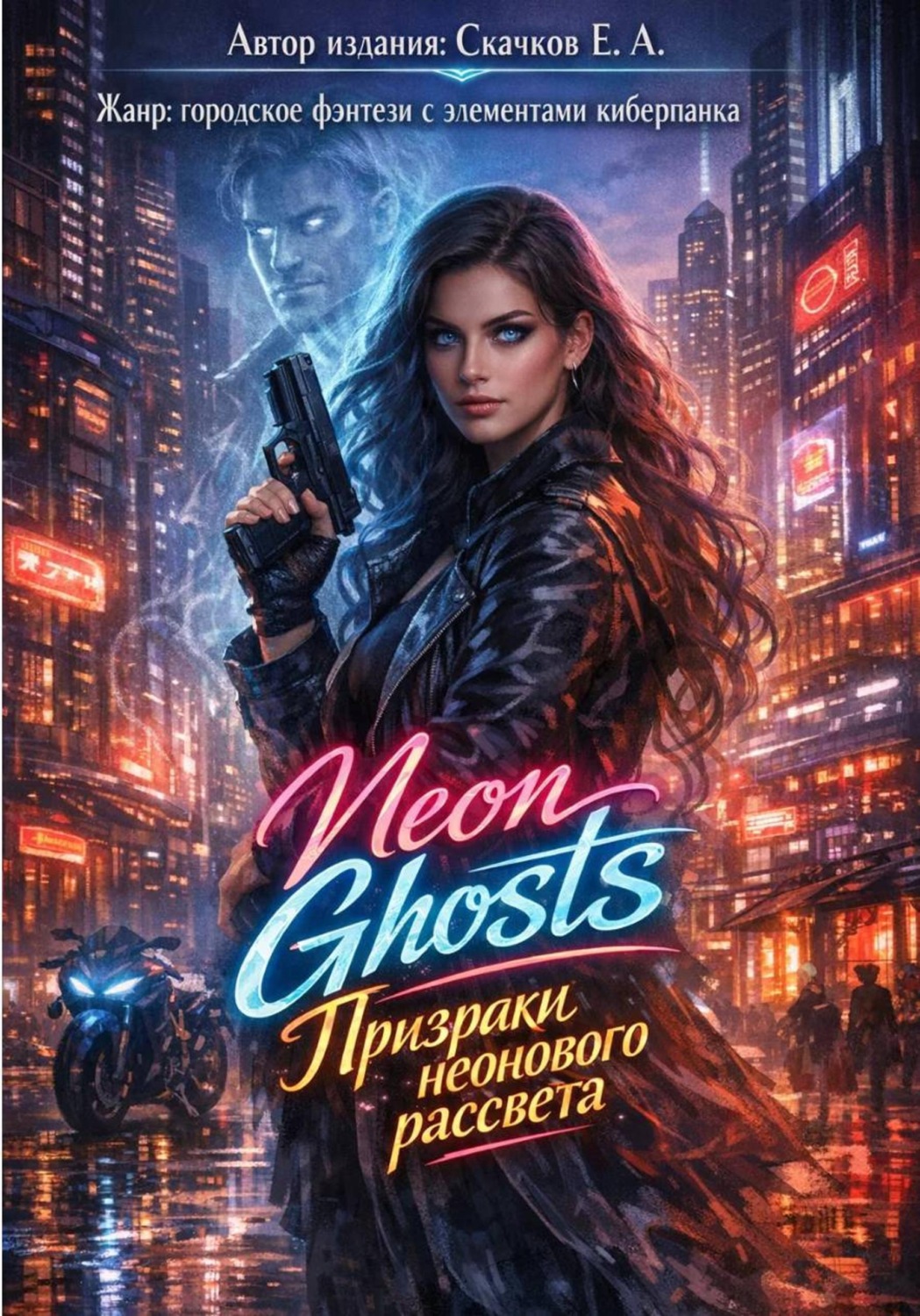 Обложка книги «Neon Ghosts. Призраки неонового рассвета»