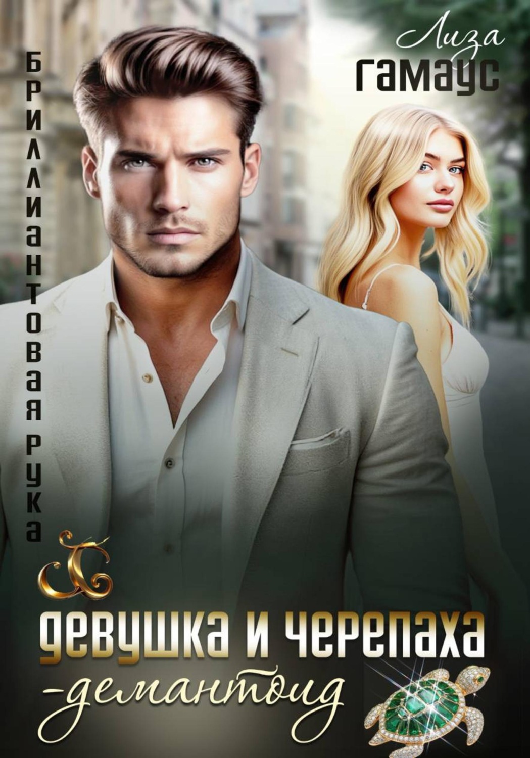 Обложка книги «Девушка и черепаха. Демантоид»