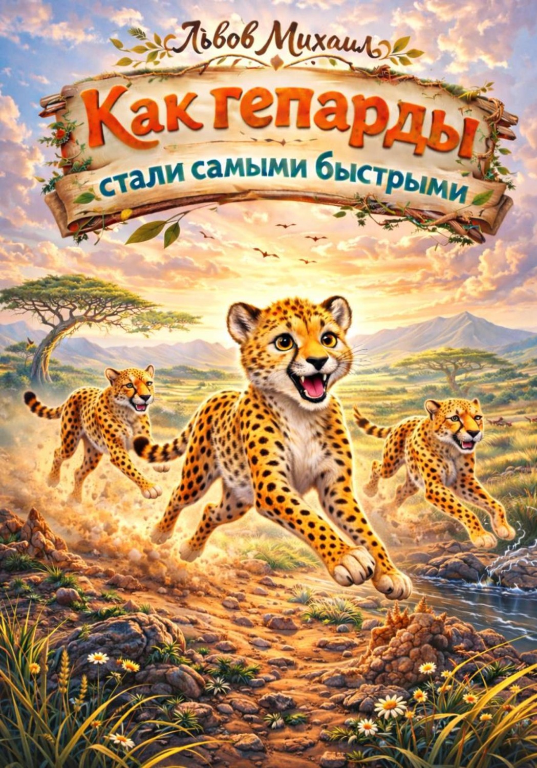 Обложка книги «Как гепарды стали самыми быстрыми»